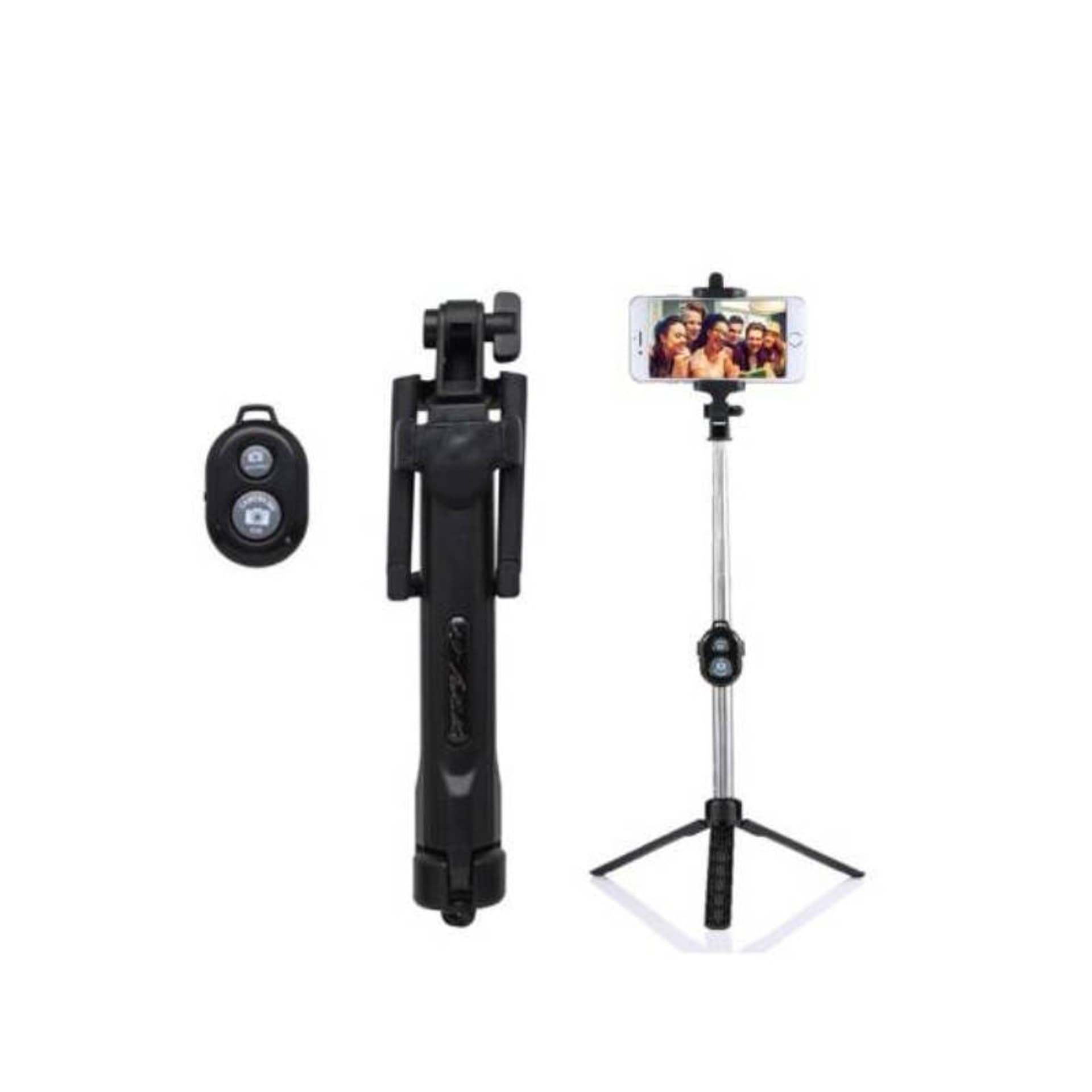 

Uchwyt Monopod Selfie Bluetooth + Statyw czarny