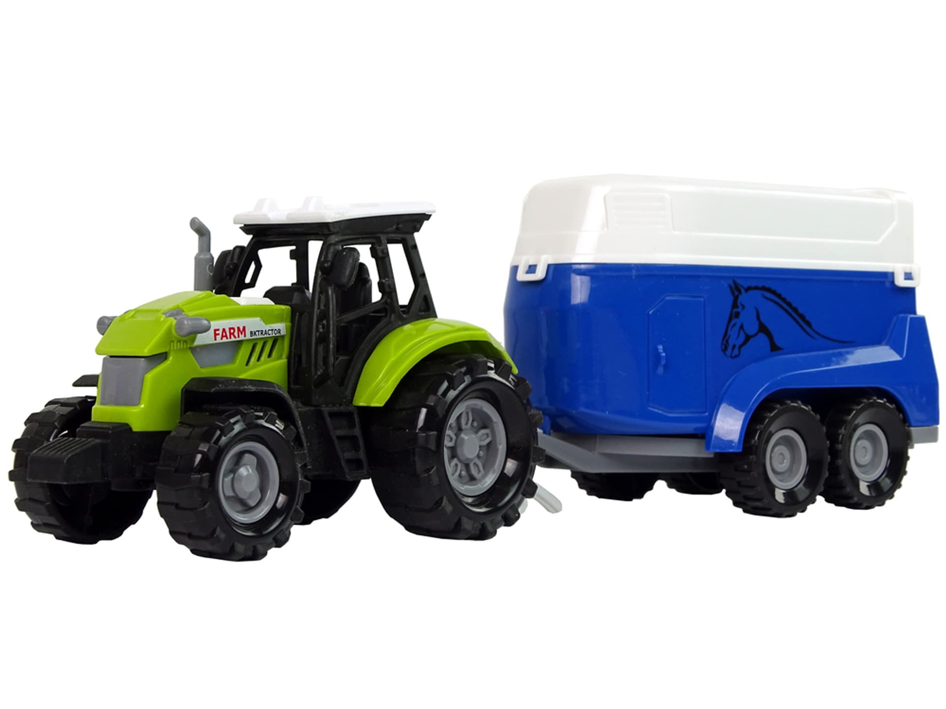 

Traktor z Przyczepka Dla Konia Dźwięk Zielony Farma