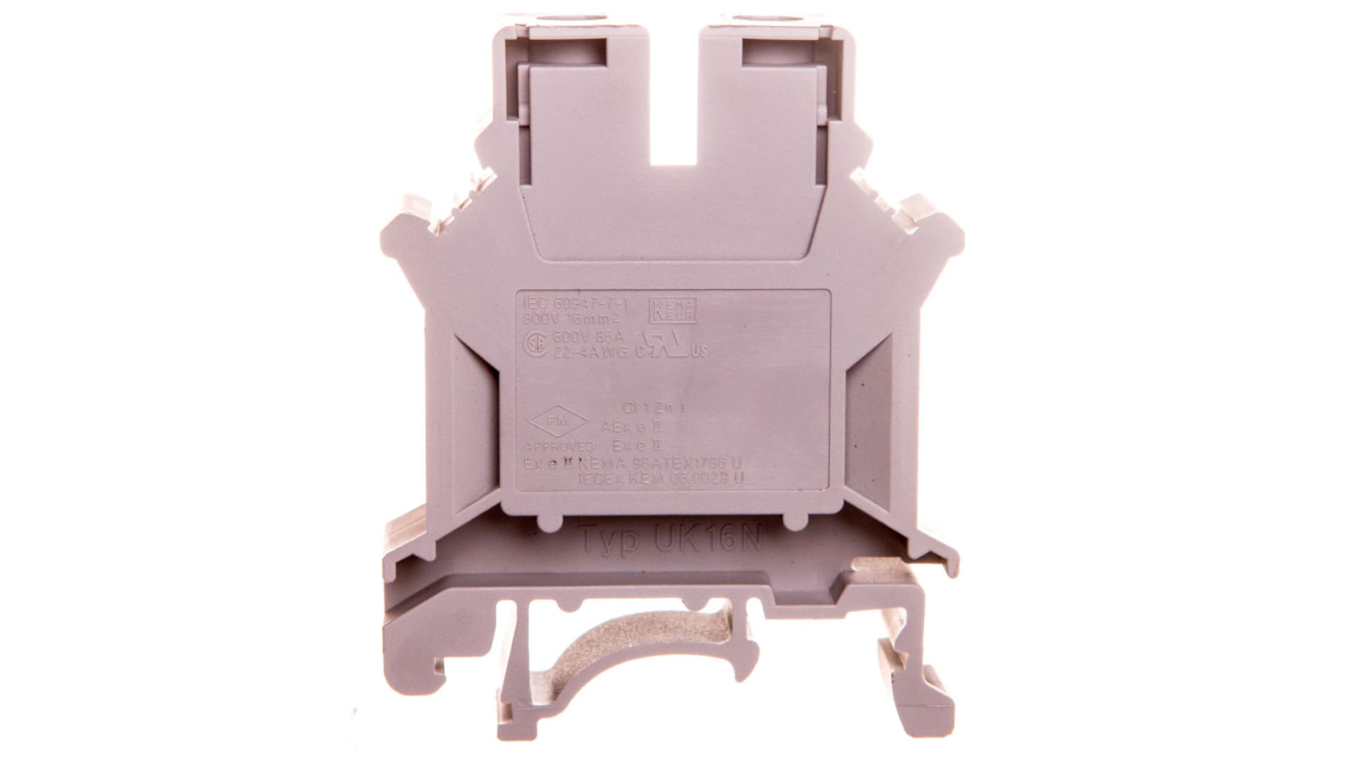 

Złączka szynowa przepustowa 2-przewodowa 2,5-25mm2 szara UK 16 N 3006043