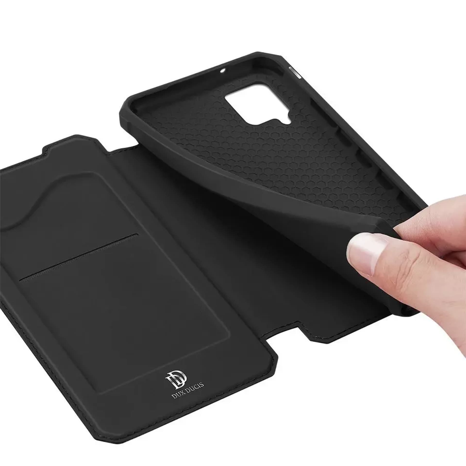 

DUX DUCIS Skin X kabura etui pokrowiec z klapką Samsung Galaxy A42 5G czarny