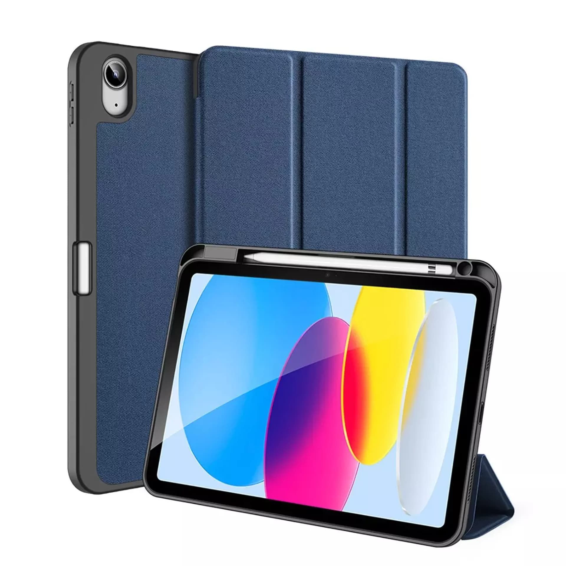 

Dux Ducis Domo etui iPad 10.9'' 2022 (10 gen.) pokrowiec smart cover podstawka niebieskie, 10 gen.) pokrowiec smart cover podstawka niebieski