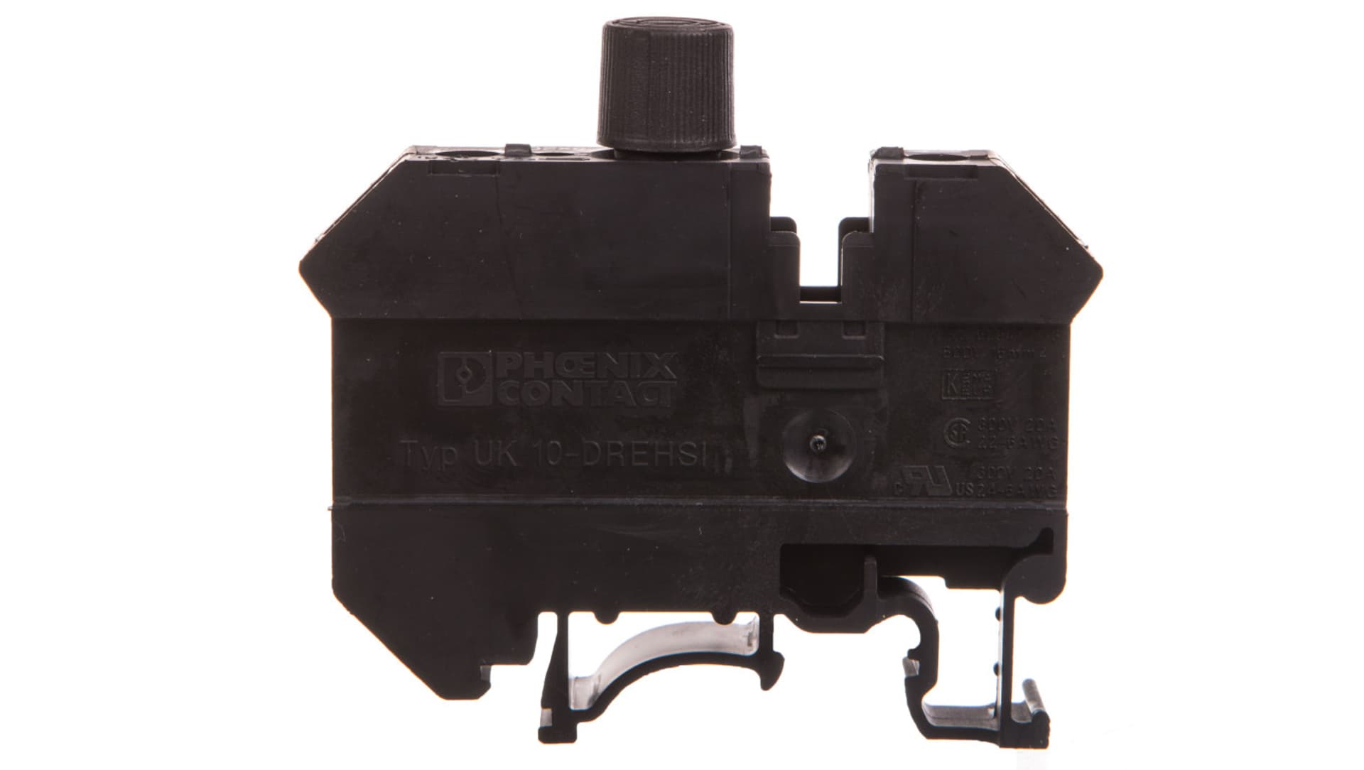 

Złączka bezpiecznikowa 16mm2 czarna 10A G 5x20 UK10-DREHSI 5x20 3005109