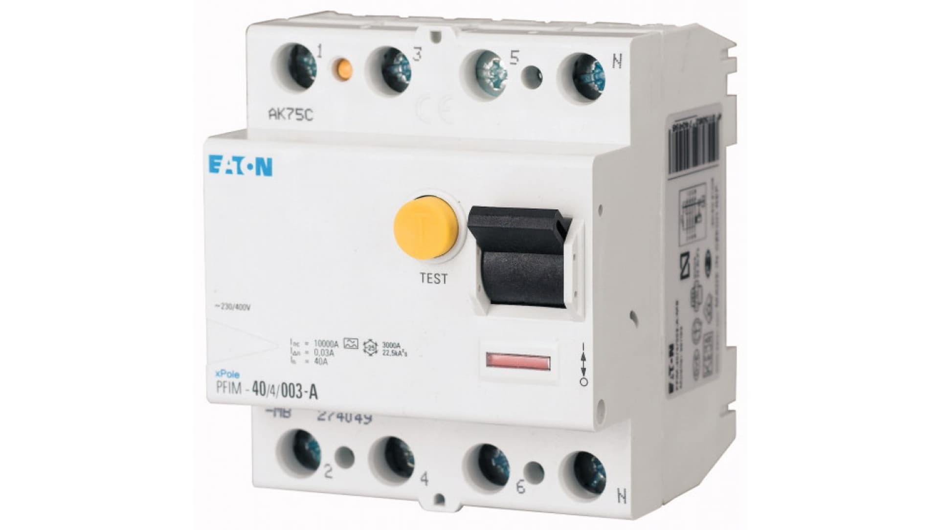 

Wyłącznik różnicowoprądowy 4P 40A 0,3A typ AC PFIM-40/4/03-MW 235412