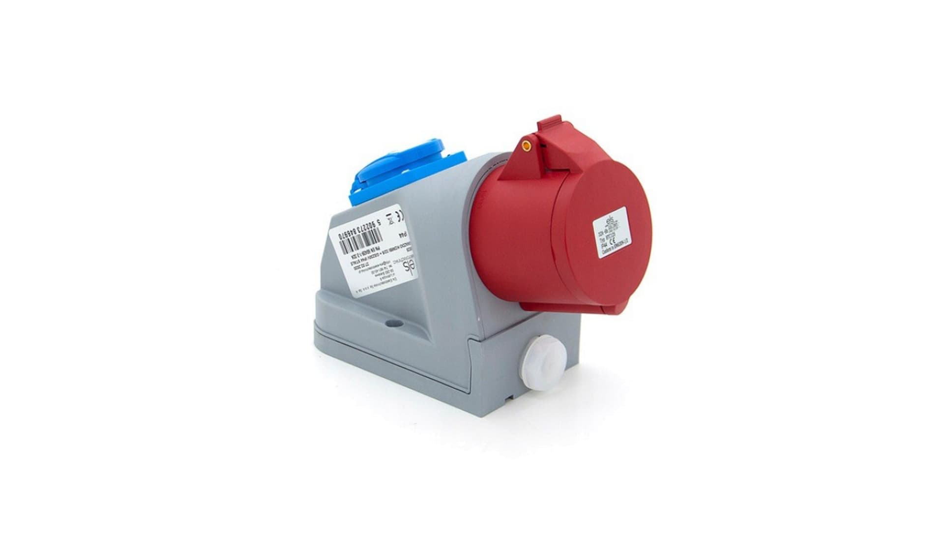 

Gniazdo siłowe stałe kombi 32A/5P + GS 230V + zabezpieczenie topikowe, ELS Elektrotechnika, N1T01
