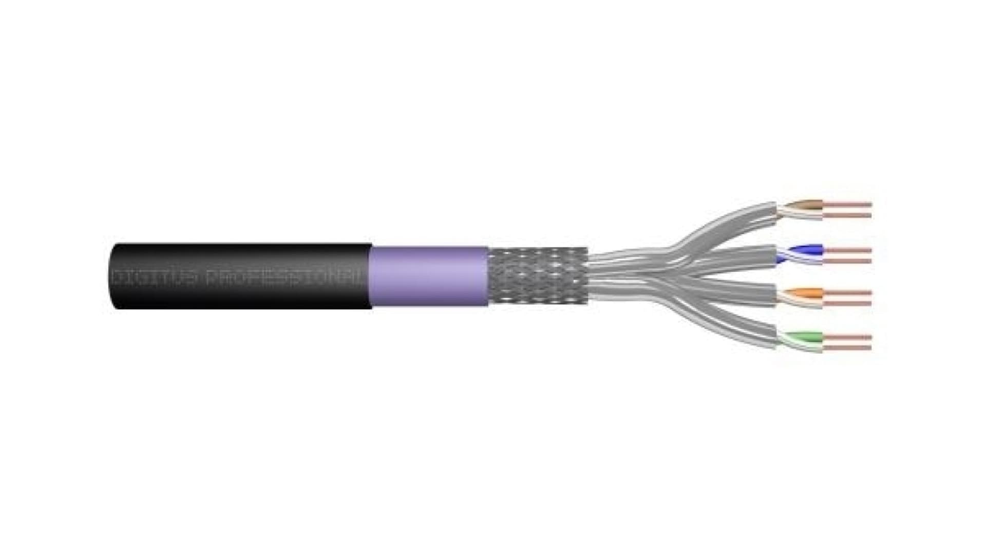 

Kabel teleinformatyczny S/FTP 4x2xAWG23 kat.7 PE zewnętrzny suchy DK-1741-VH-05-OD /50m/