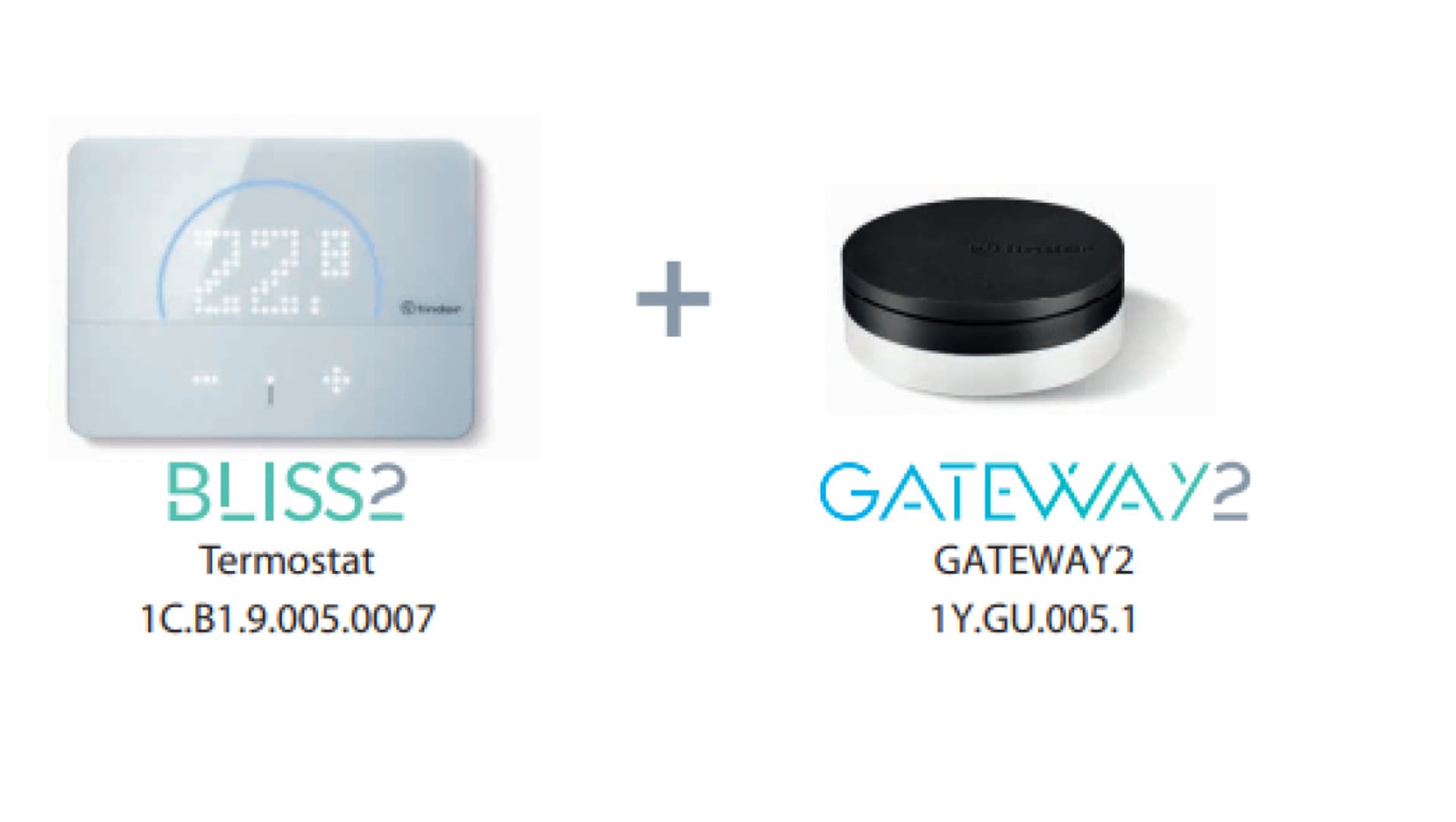 

Inteligentny bezprzewodowy termostat BLISS 2 + GATEWAY 2 1C.B1.9.005.0007 POA