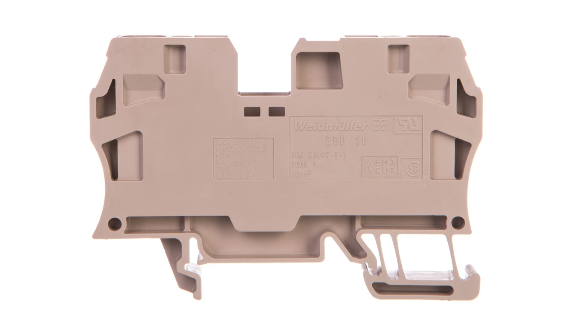 

Złączka szynowa 2-przewodowa 10mm2 beżowa ZDU 10 ATEX 1746750000