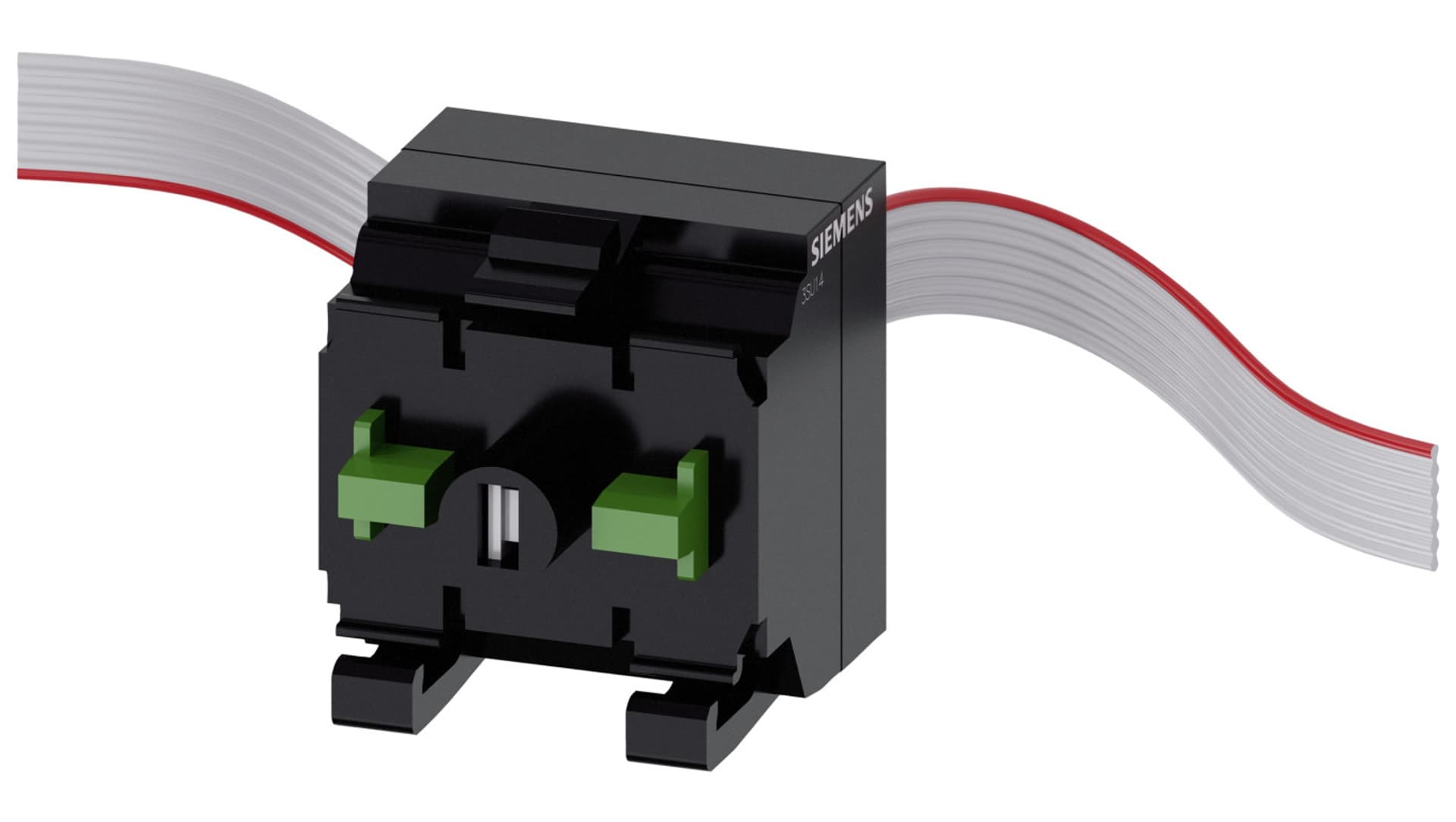 

Moduł terminalowy sterowniczy z podświetleniem Led zielony do montażu tablicowego 3SU1401-1MC40-1CA1