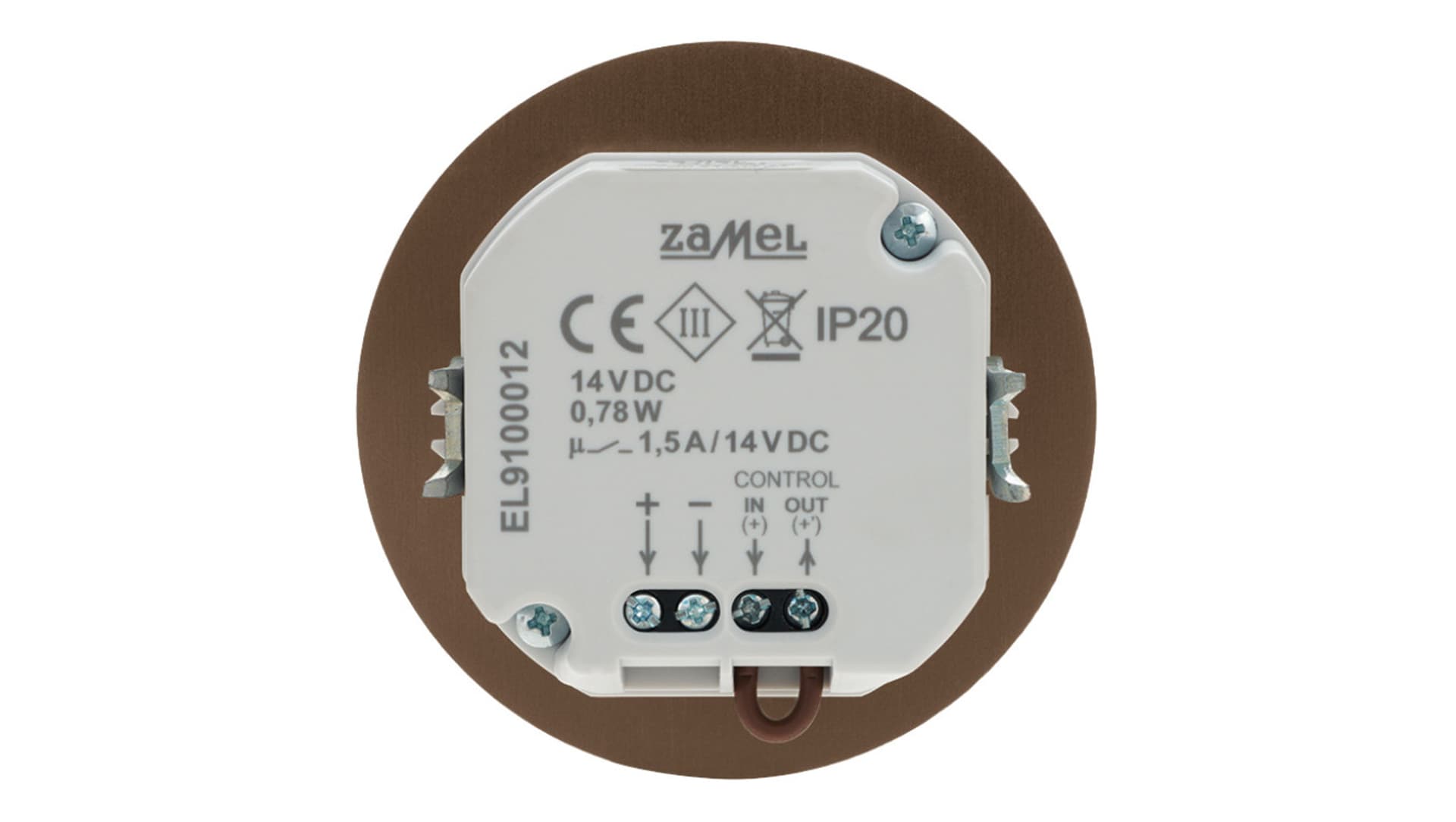

Oprawa LED Rubi PT 14V DC regulowany czujnik ZLO biała zimna LED10921641