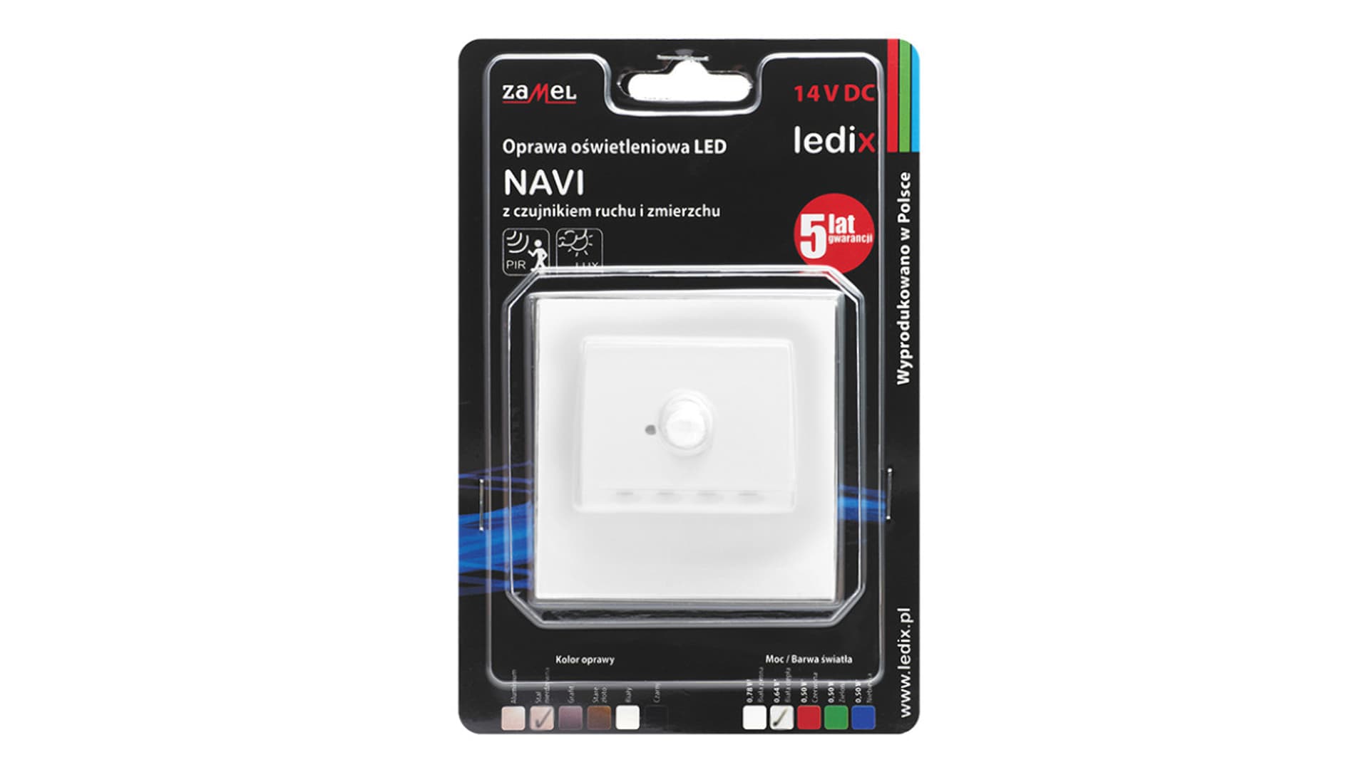 

Oprawa LED Navi pt 14V DC regulowany czujnik BIA biała neutralna LED11121657