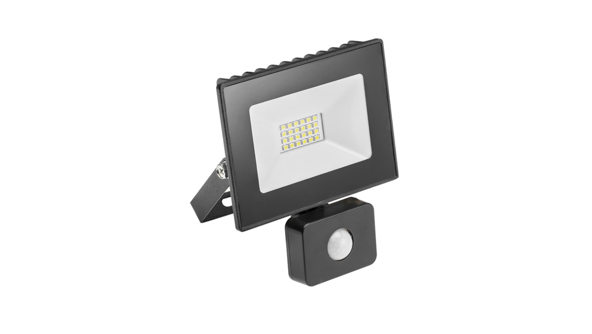 

Naświetlacz LED z czuj. ruchu, 20W, 1400lm, IP65,120,6400K,czarny GT-FLR20WC-64