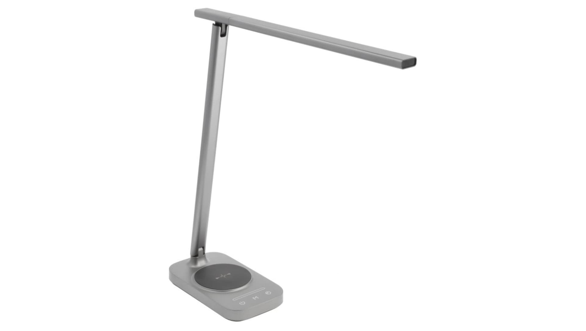 

Lampka biurkowa Bressi,8W,450lm Wireless Charging USB szara LB-BRE8W-15-DEC