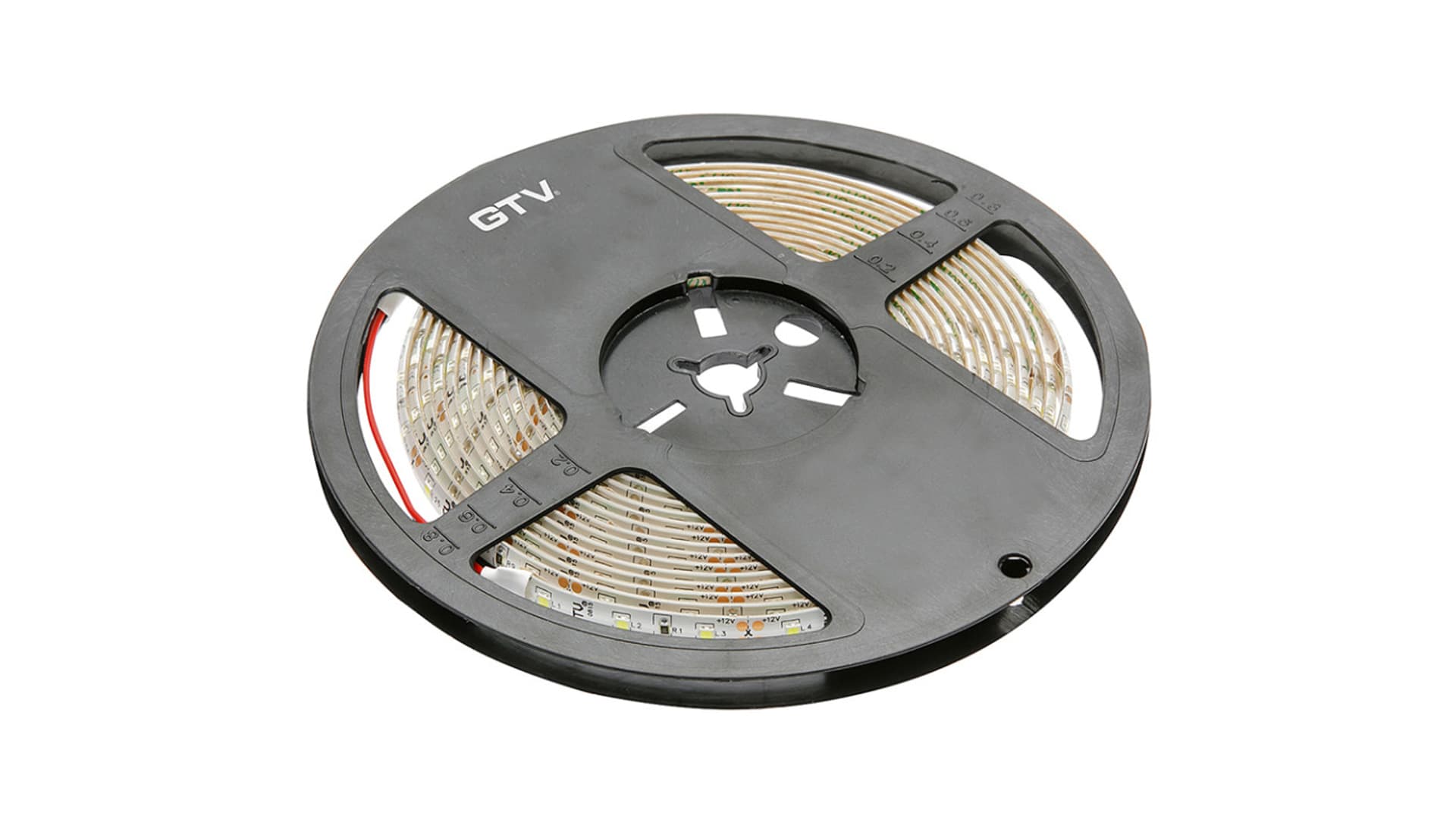 

Taśma Flash 2835, 300 LED zimny biały, 33W, bez żelu 8mm, Rolka 5m, 12V