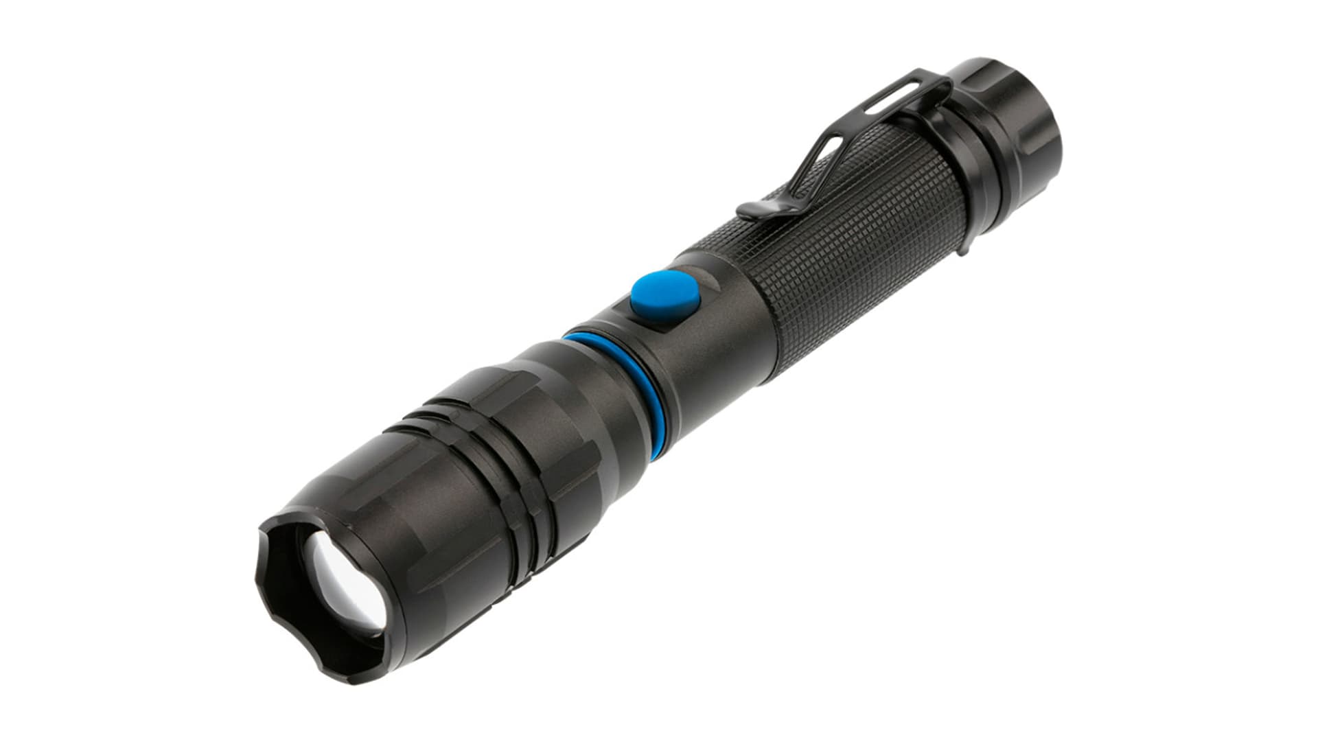 

Latarka LED z wbudowanym akumulatorem 1800mAh, 8W, 800lm, 6400K, IP20, czarna