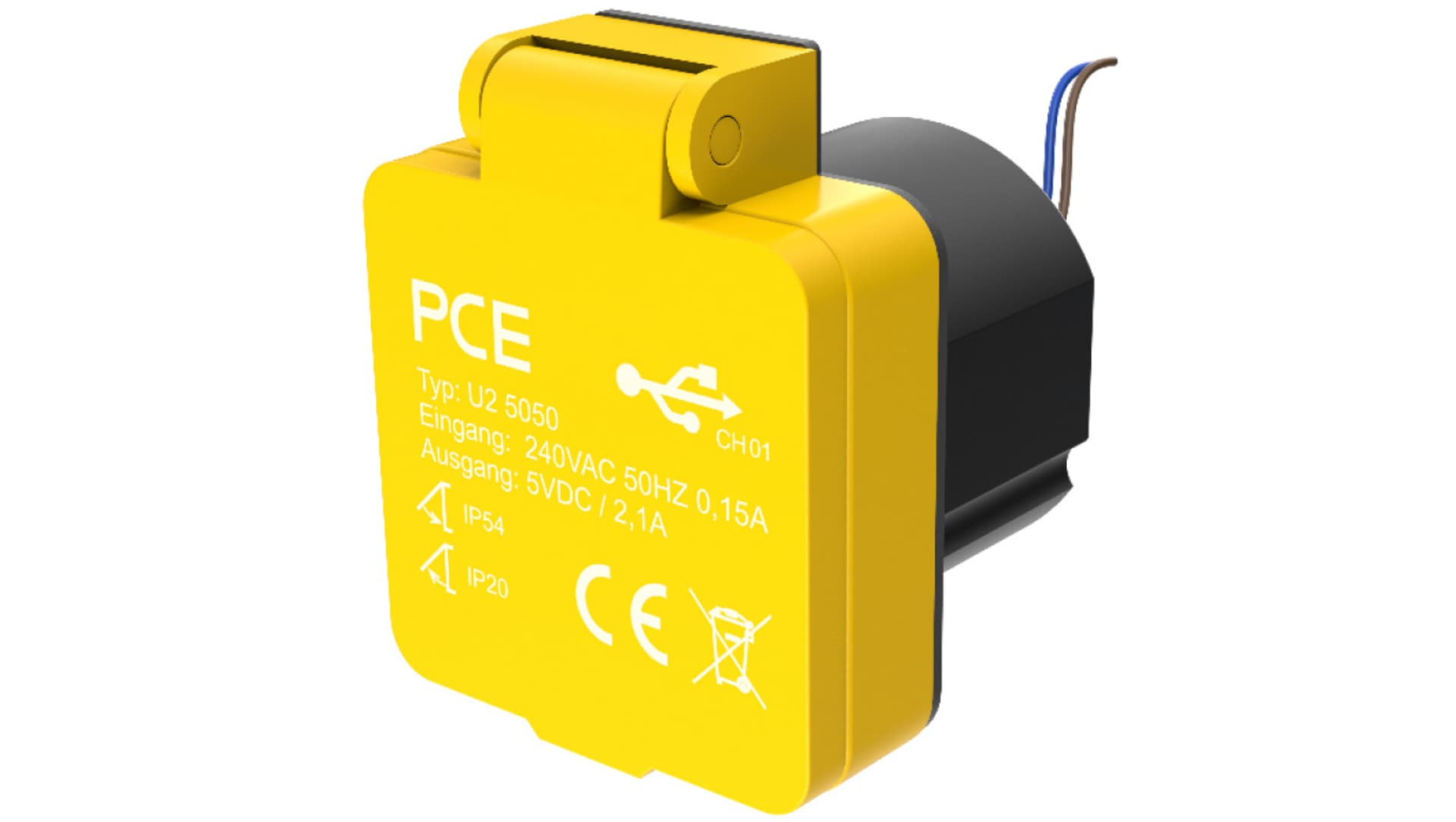 

Gniazdo ładowania USB 5V/2,1A, (2x) ze zintegrowanym zasilaczem U25050, 2x) ze zintegrowanym zasilaczem u2505