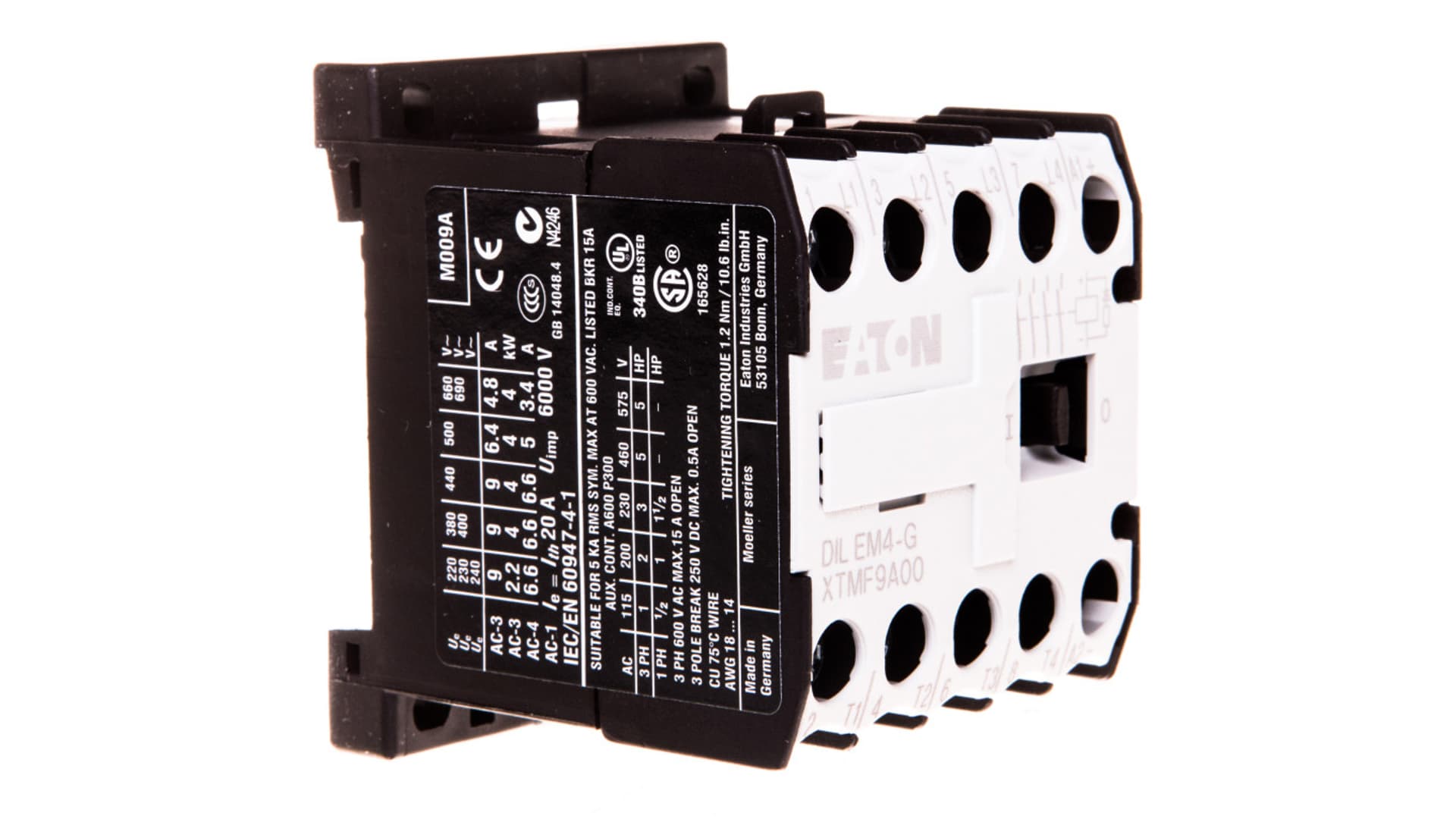 

Stycznik mocy 9A AC-1 4P 24VDC 0Z 0R DILEM4-G(24VDC) 012701, 24vdc) 01270