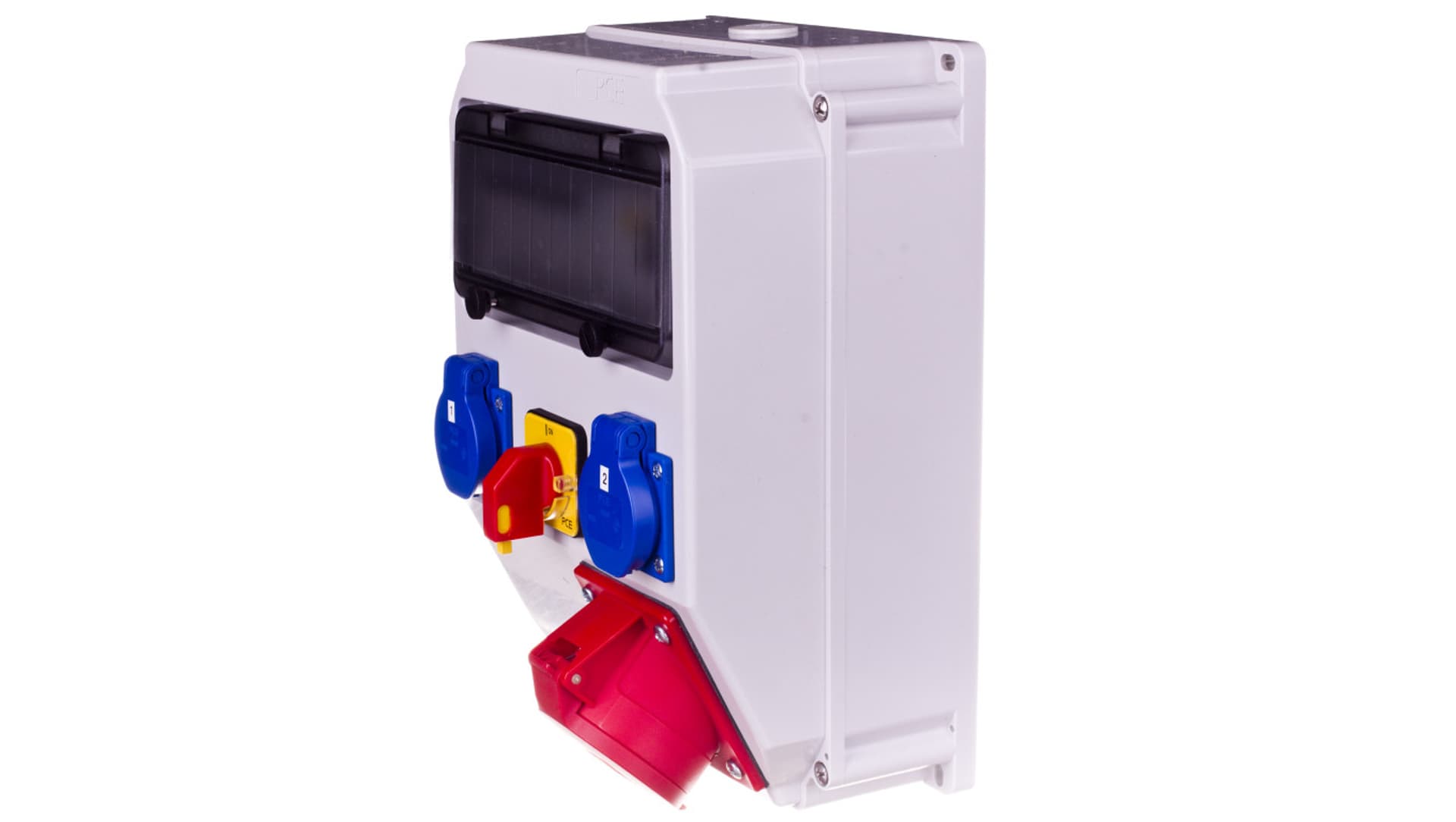

Rozdzielnica stacjonarna ADAMÓW 32A/5PxB 2GSx2B FI40 R.0-1-32A IP44 9036320W