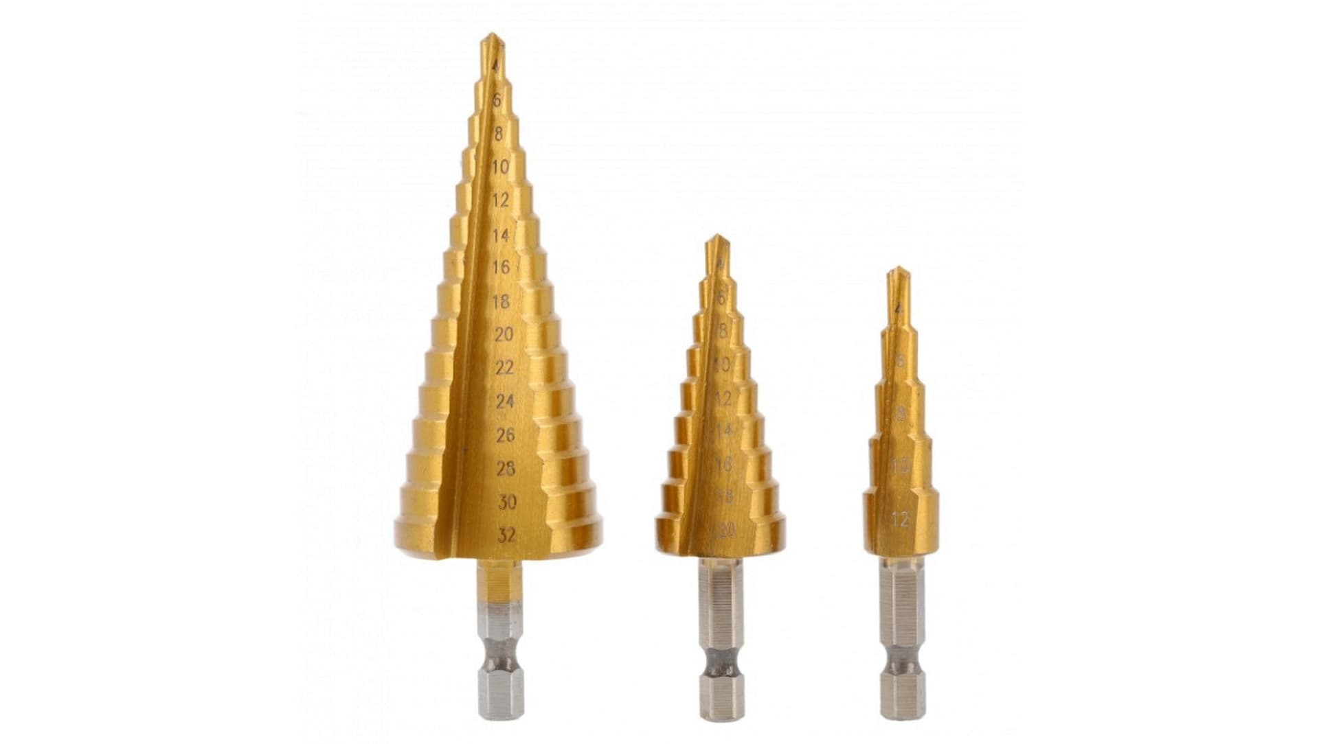 

Wiertła stopniowe 4-32 mm zestaw 3 szt