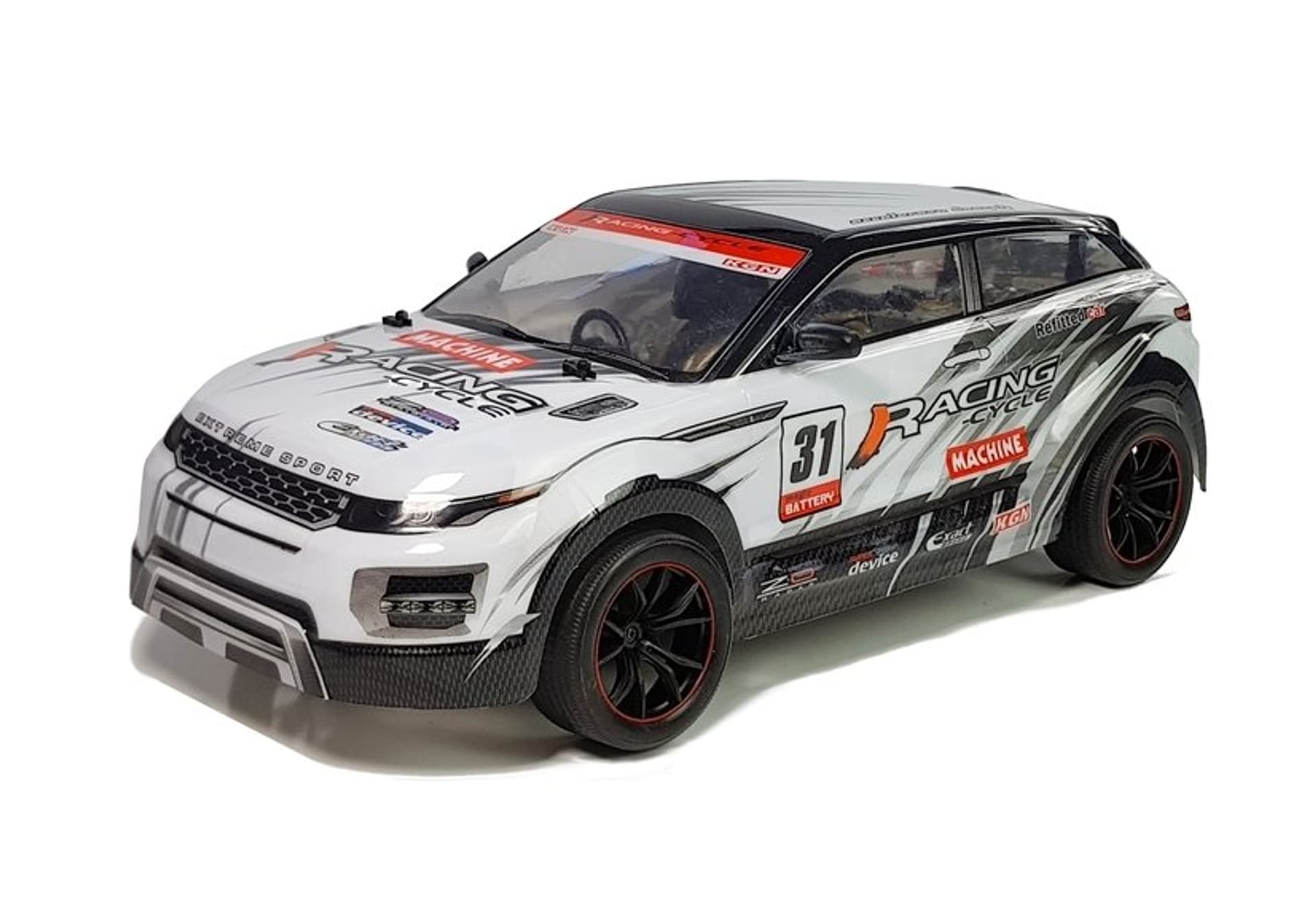 

Auto Rajdowe Zdalnie Sterowane 1:10 Białe R/C