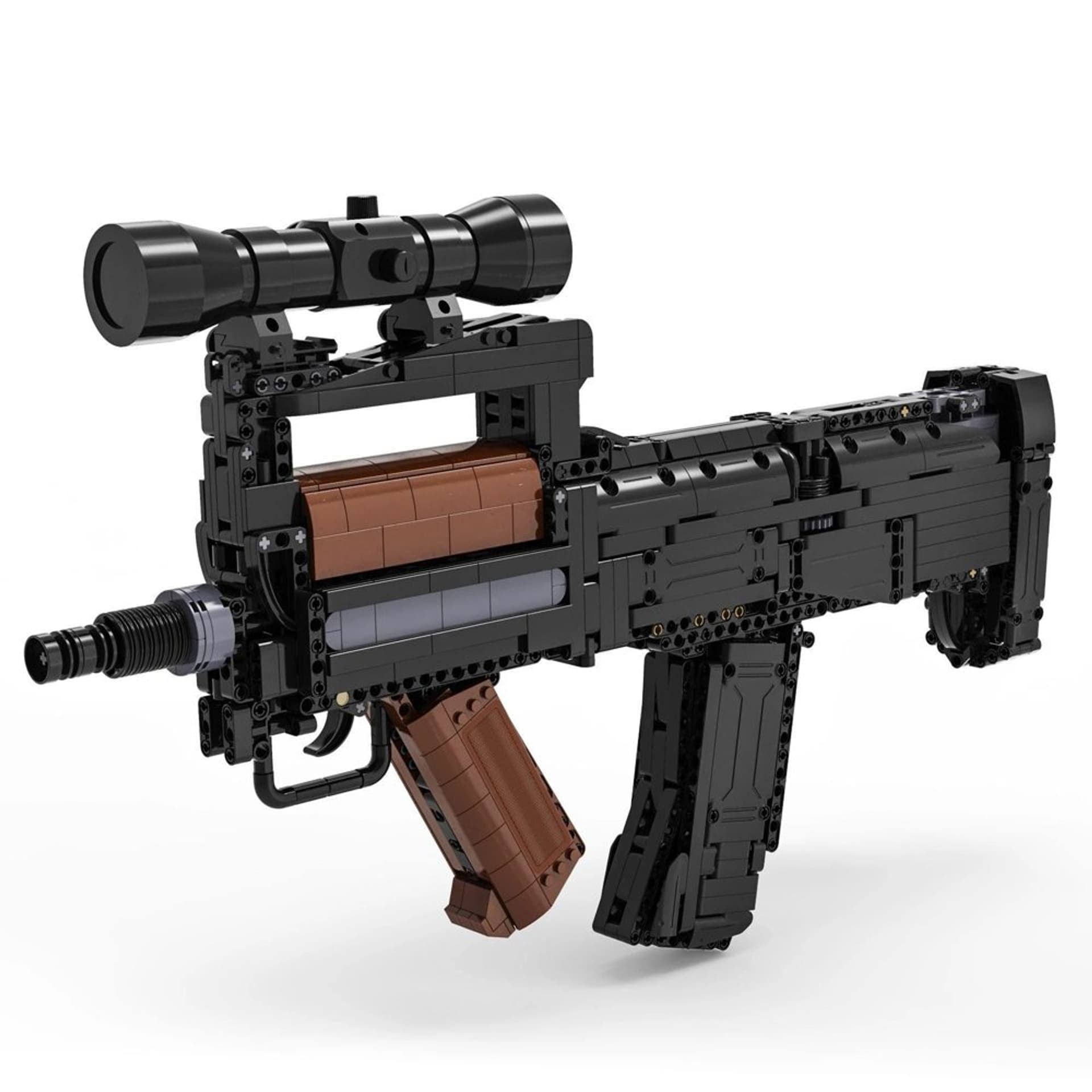 

Karabin Pistolet Groza Klocki 1504 Elementów CADA 10 Pocisków