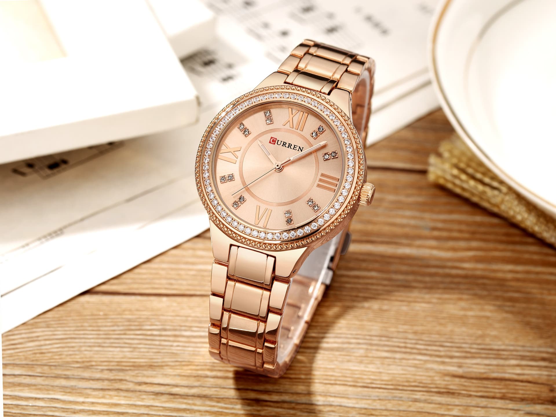 

ZEGAREK DAMSKI CURREN 9004 (zc506c) + BOX, Zc506c) + bo