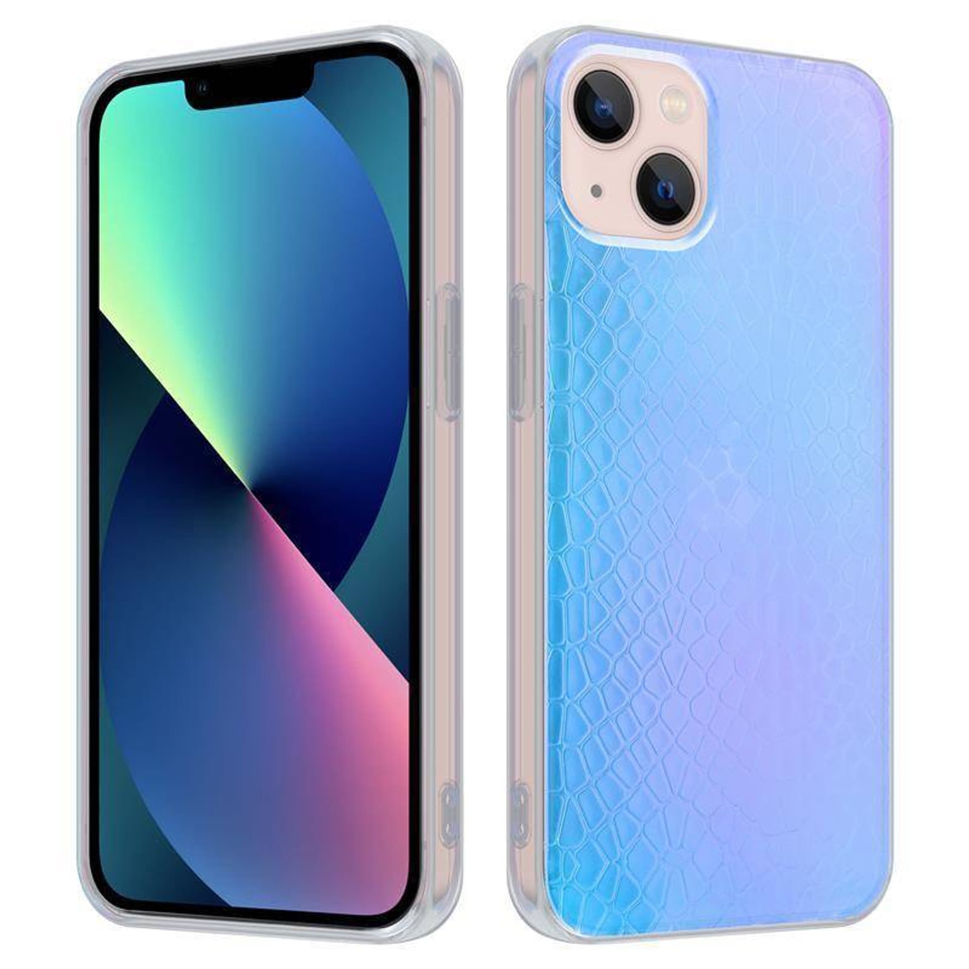 

Etui IPHONE 12 PRO MAX MX Holo Snake niebieskie