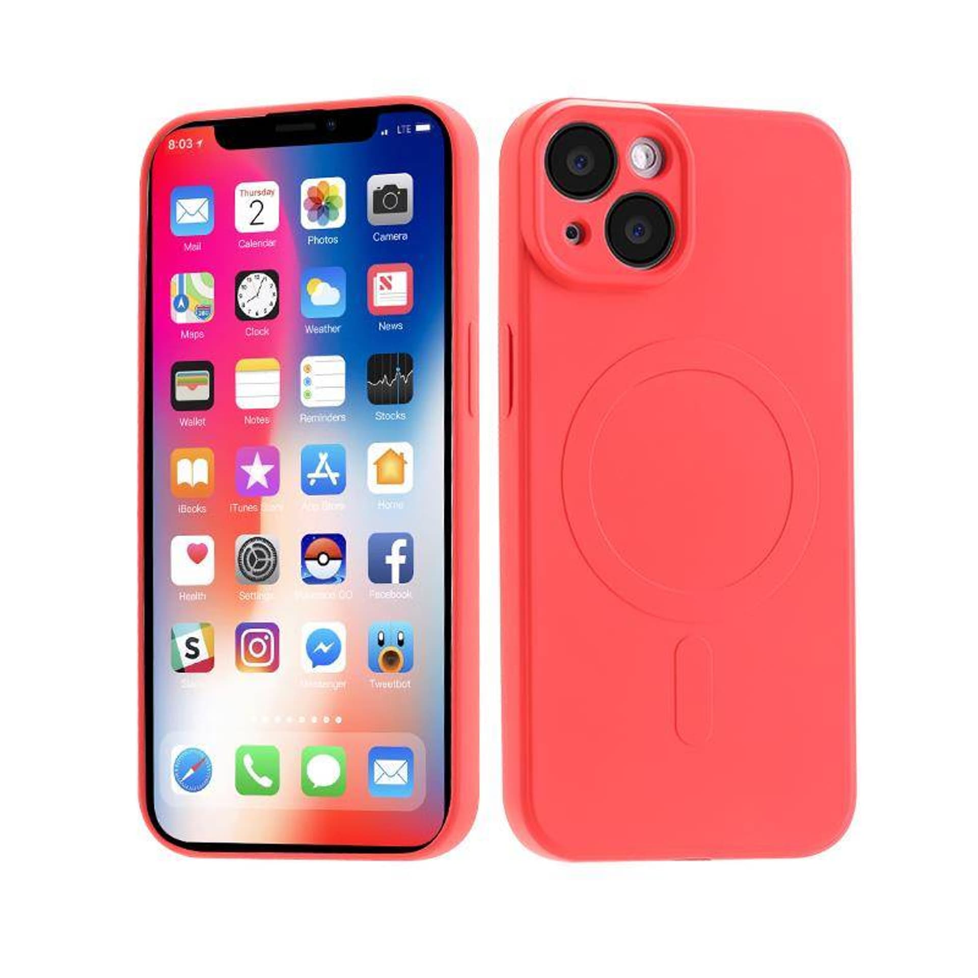 

Etui IPHONE 12 MX Liquid Armour MagSafe czerwone