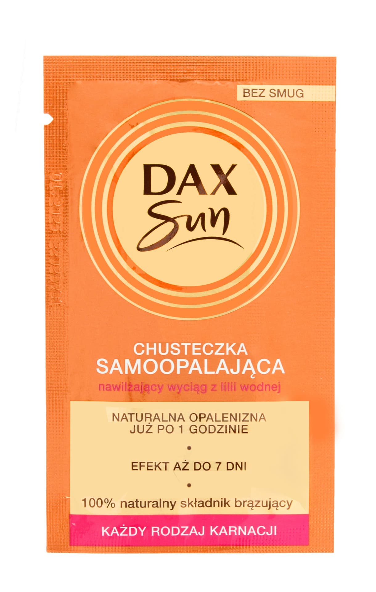 

Dax Sun Chusteczka samoopalająca do każdego rodzaju karnacji 1szt