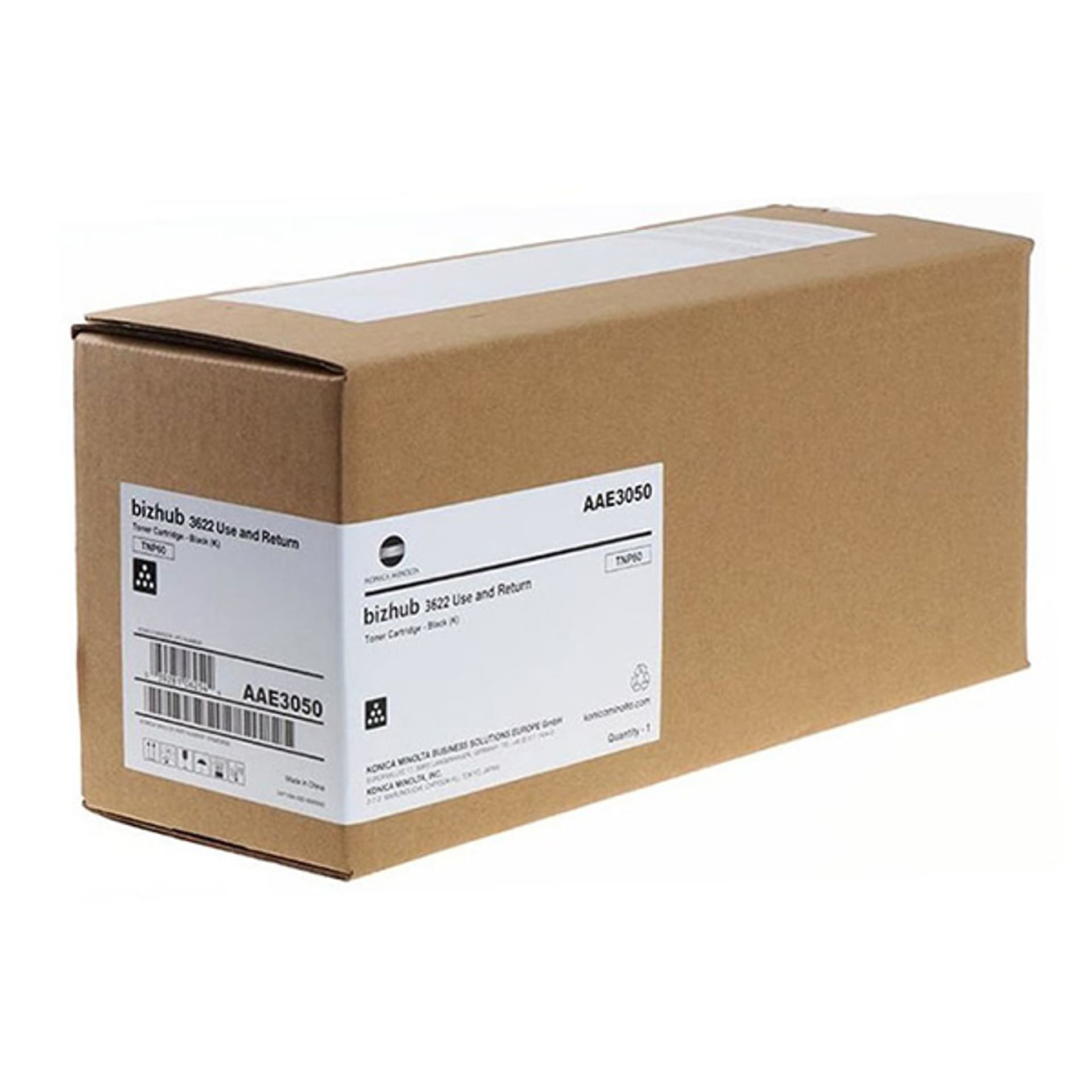 

Konica Minolta oryginalny toner AAE3050, TNP-60, black, 15000s, return, Konica Minolta bizhub 3622, O