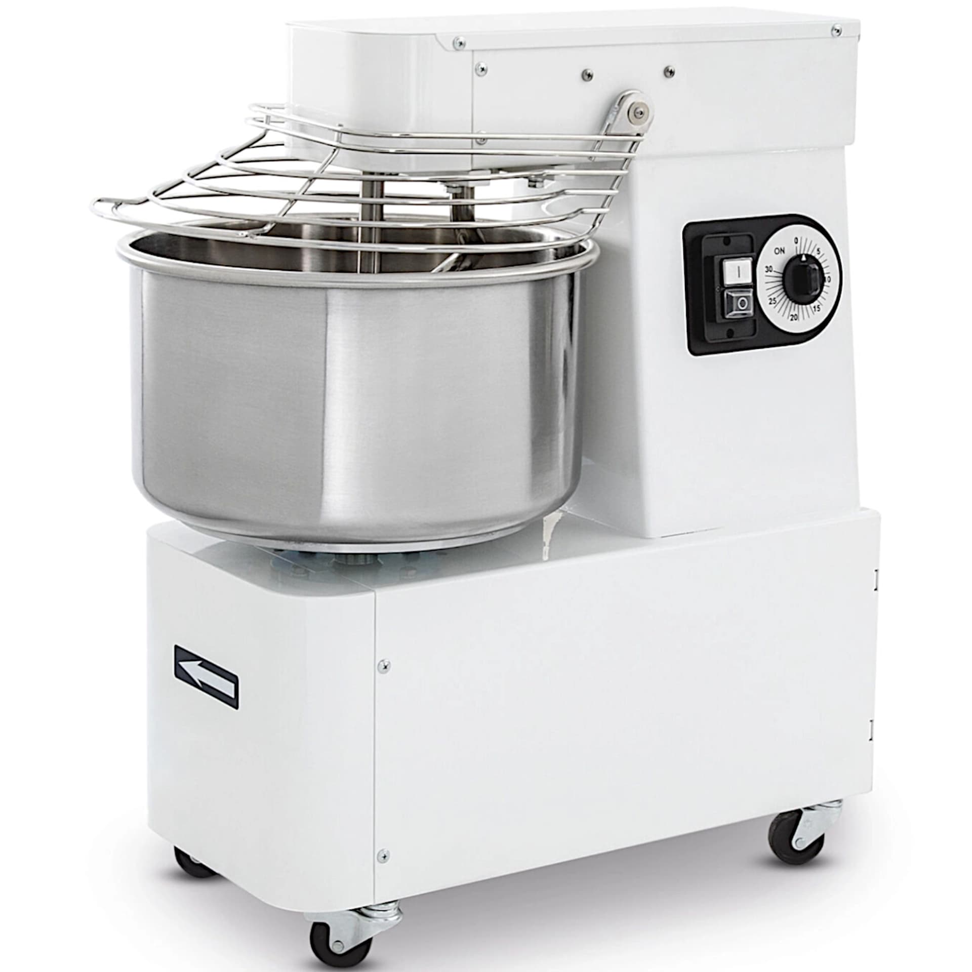 

Miesiarka spiralna ze stałą głowicą i dzieżą 10 l 35 kg/h 370 W