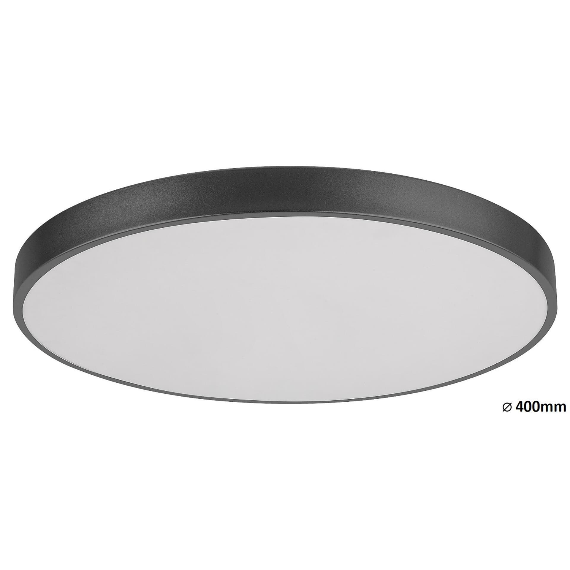 

Lampa sufitowa Tesia Rabalux czarny mat 36W 2600lm 3000K, D40cm, IP20, 3314