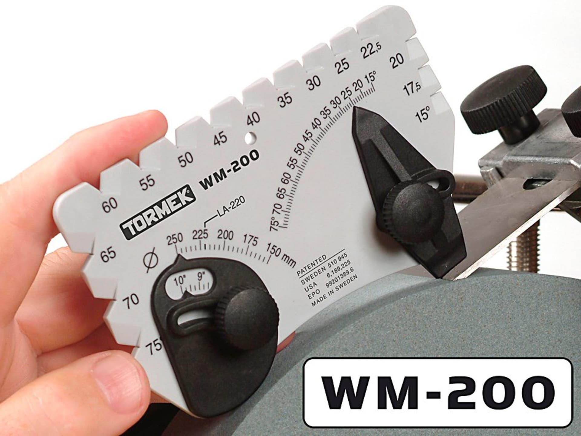 

Kątomierz do ustawiania i pomiaru kątów ostrzy WM-200 TORMEK
