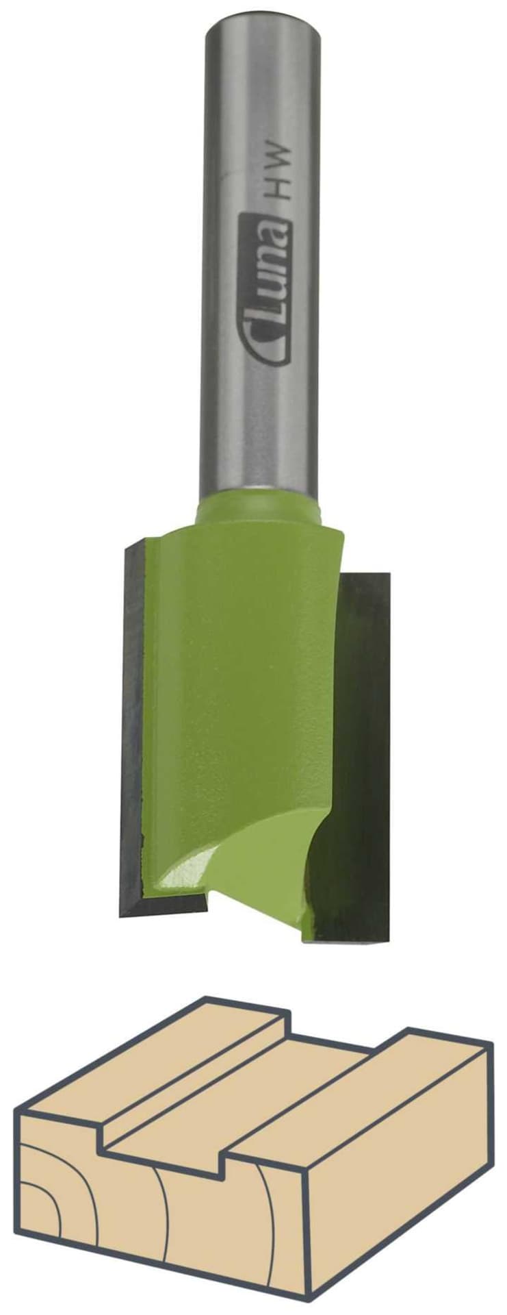 

FREZ DO ROWKOW WYPUSTKOWYCH 18/25/63/8mm z ostrzem czołowym Luna