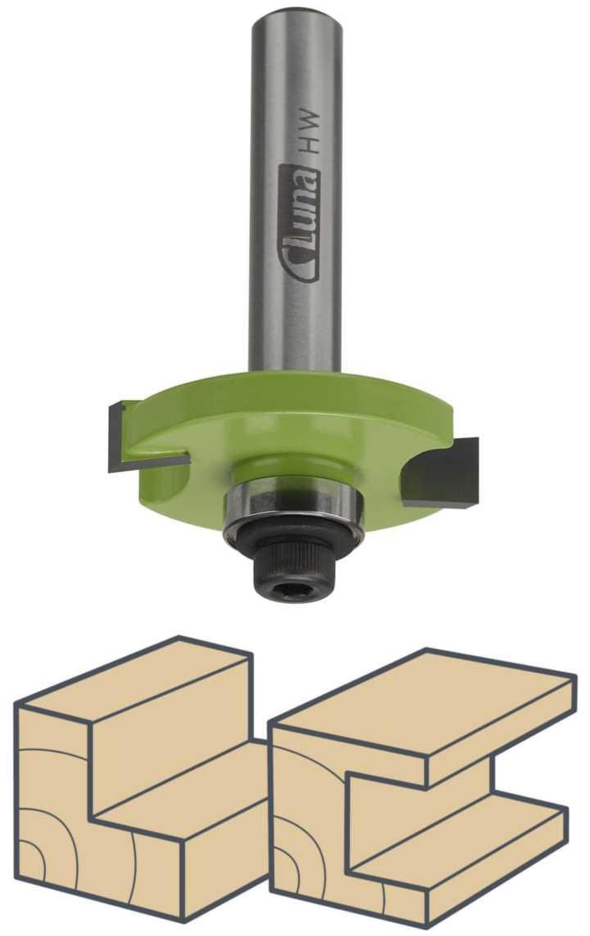 

FREZ WALCOWY 32/15/10/52/8mm łożysko dolne 12x8mm Luna