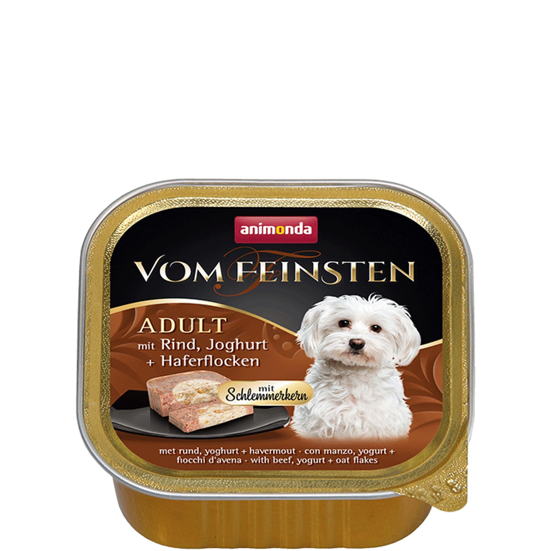 

ANIMONDA Vom Feinsten Classic smak: wołowina, jogurt + owsianka 150g