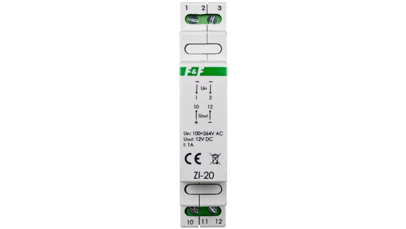 

Zasilacz impulsowy napięcie 85-264V AC/12V DC 12W 1A DC ZI-20