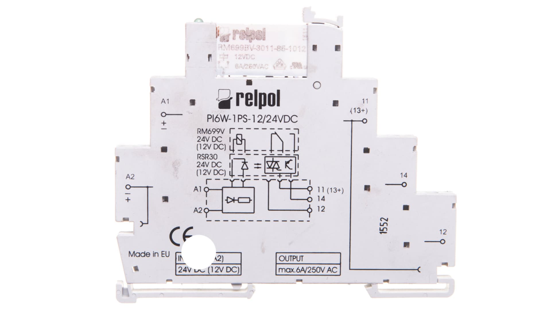 

Gniazdo do przekaźnika RM699BV i RSR30 szary PI6W-1PS-12/24VDC 858595