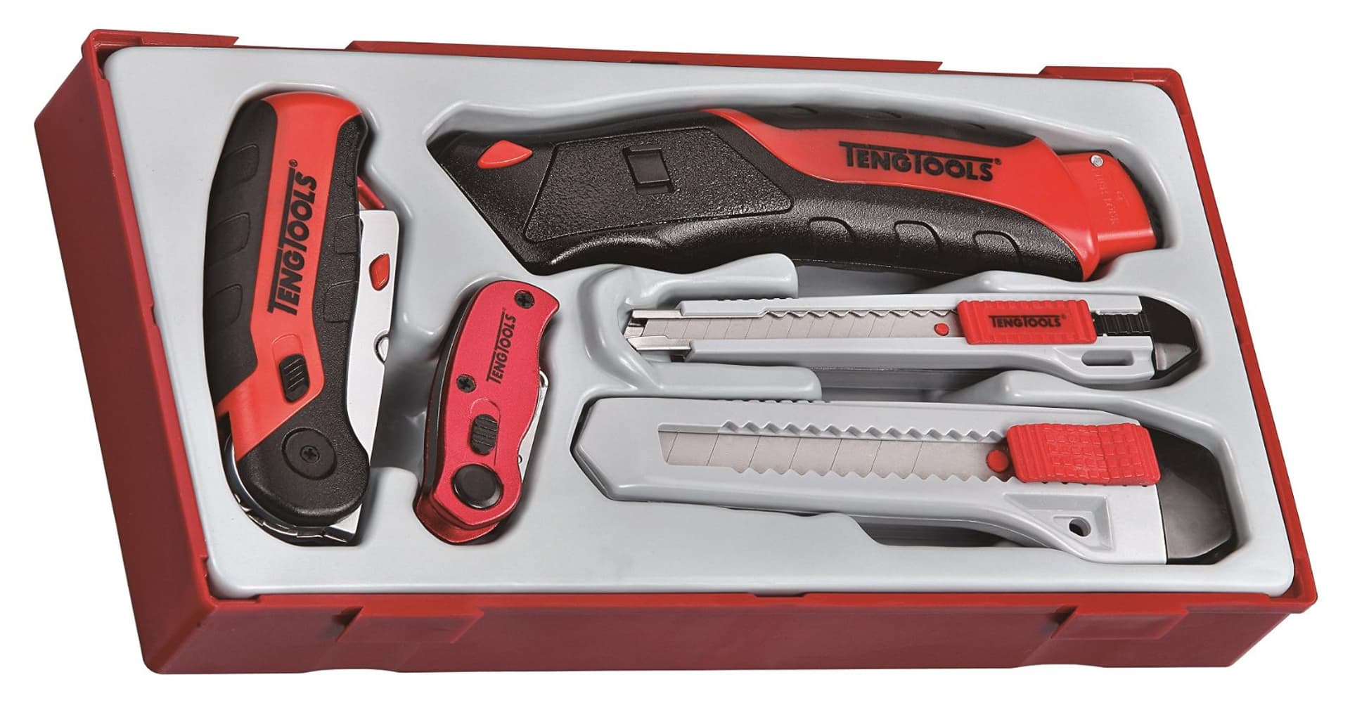 

Zestaw noży z ostrzami wymiennymi Teng Tools TTK40