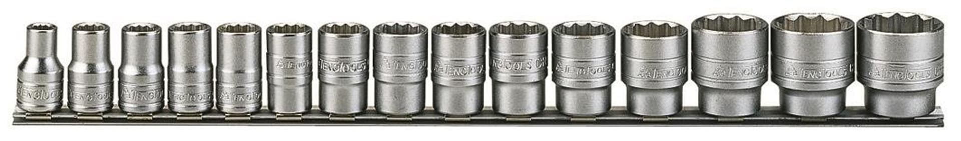 

Nasadki calowe w zestawie z chwytem kwadratowym 1/2" Teng Tools M1215AF