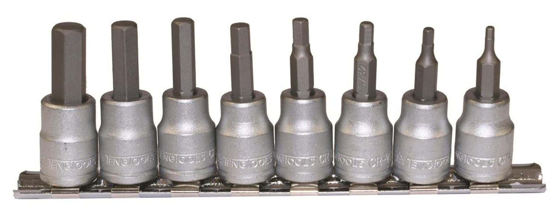 

Zesatw nasadek trzpieniowych 6-kątnych calowych z chwytem 3/8" Teng Tools