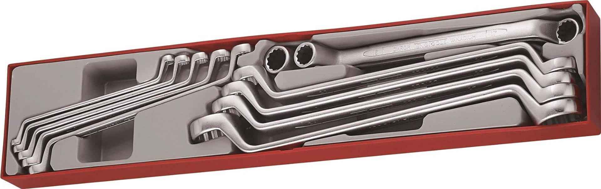 

11-elementowy Klucze oczkowe w zestawie Teng Tools TTX6311