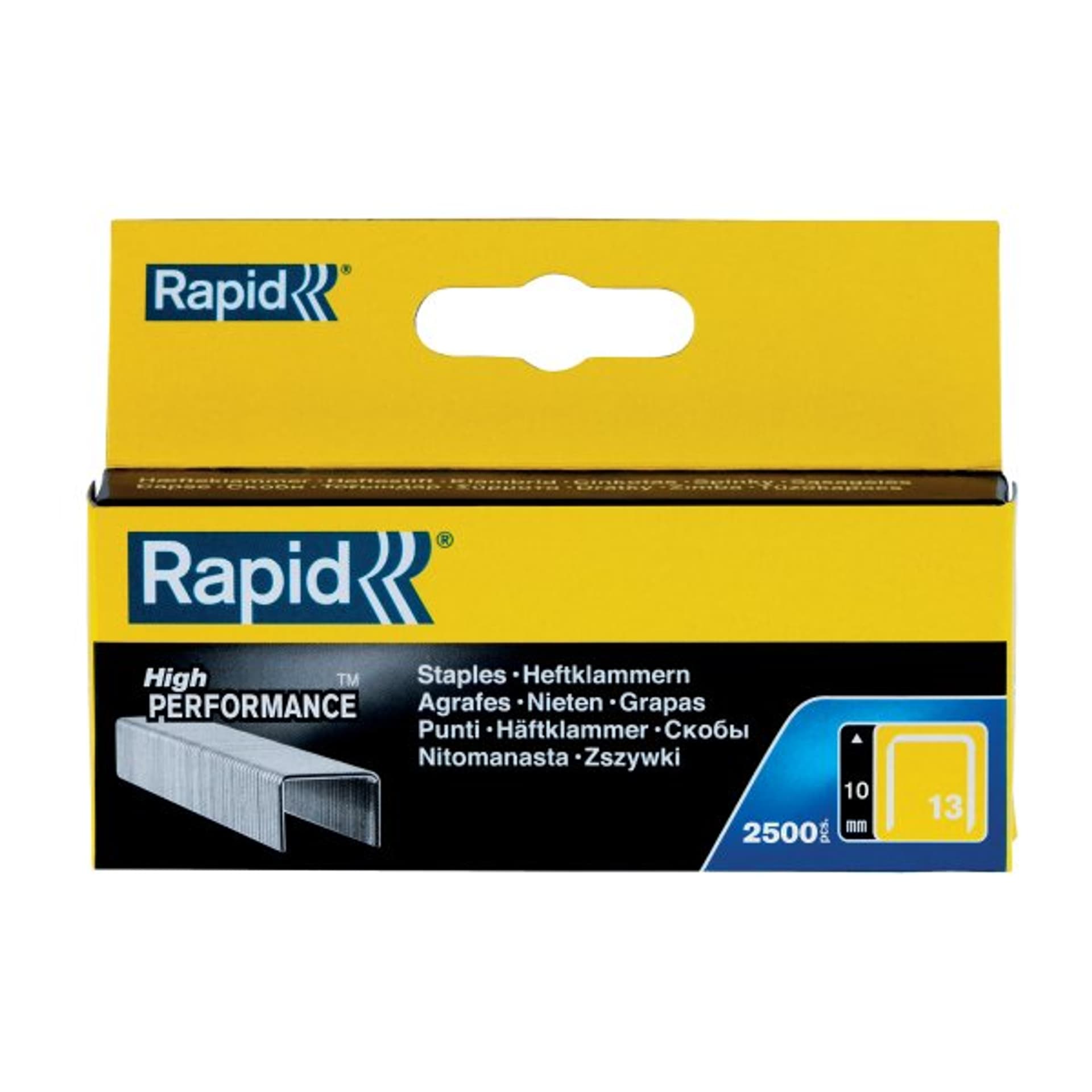 

Zszywki Rapid z drutu cienkiego nr 13 (10 mm) - opakowanie 2500 szt.