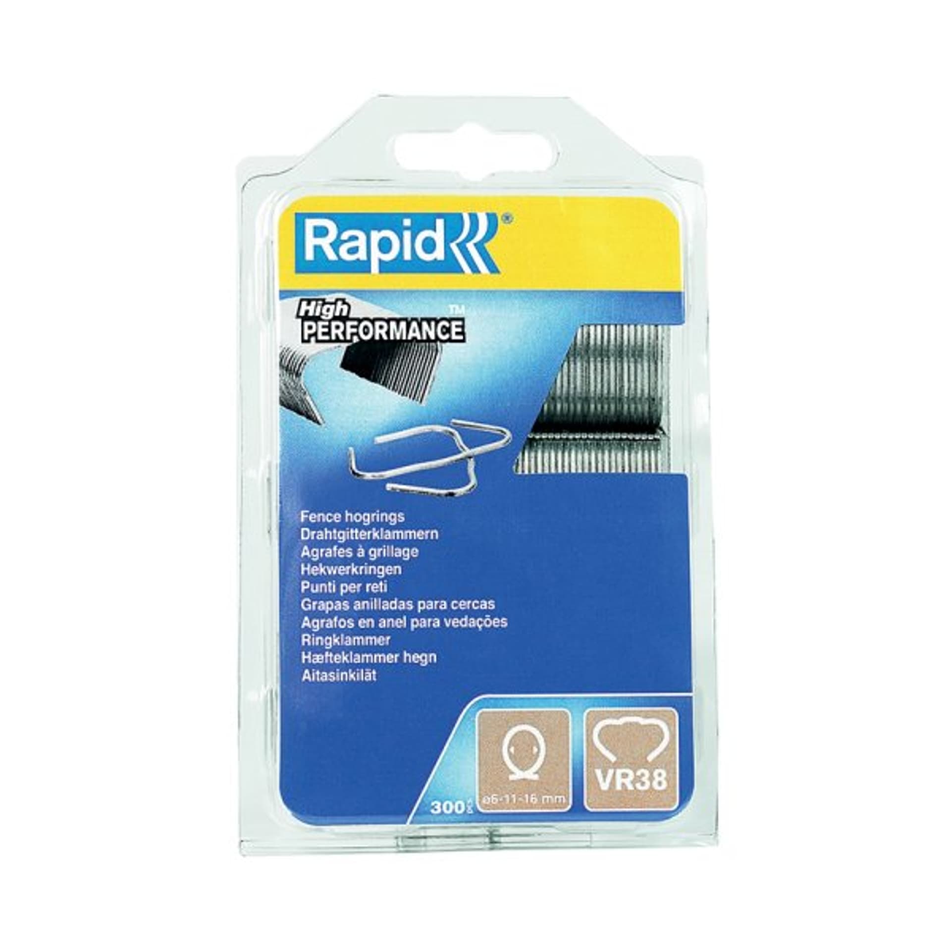 

Zszywki zaciskowe ogrodowe Rapid VR38 - opakowanie 300 szt.