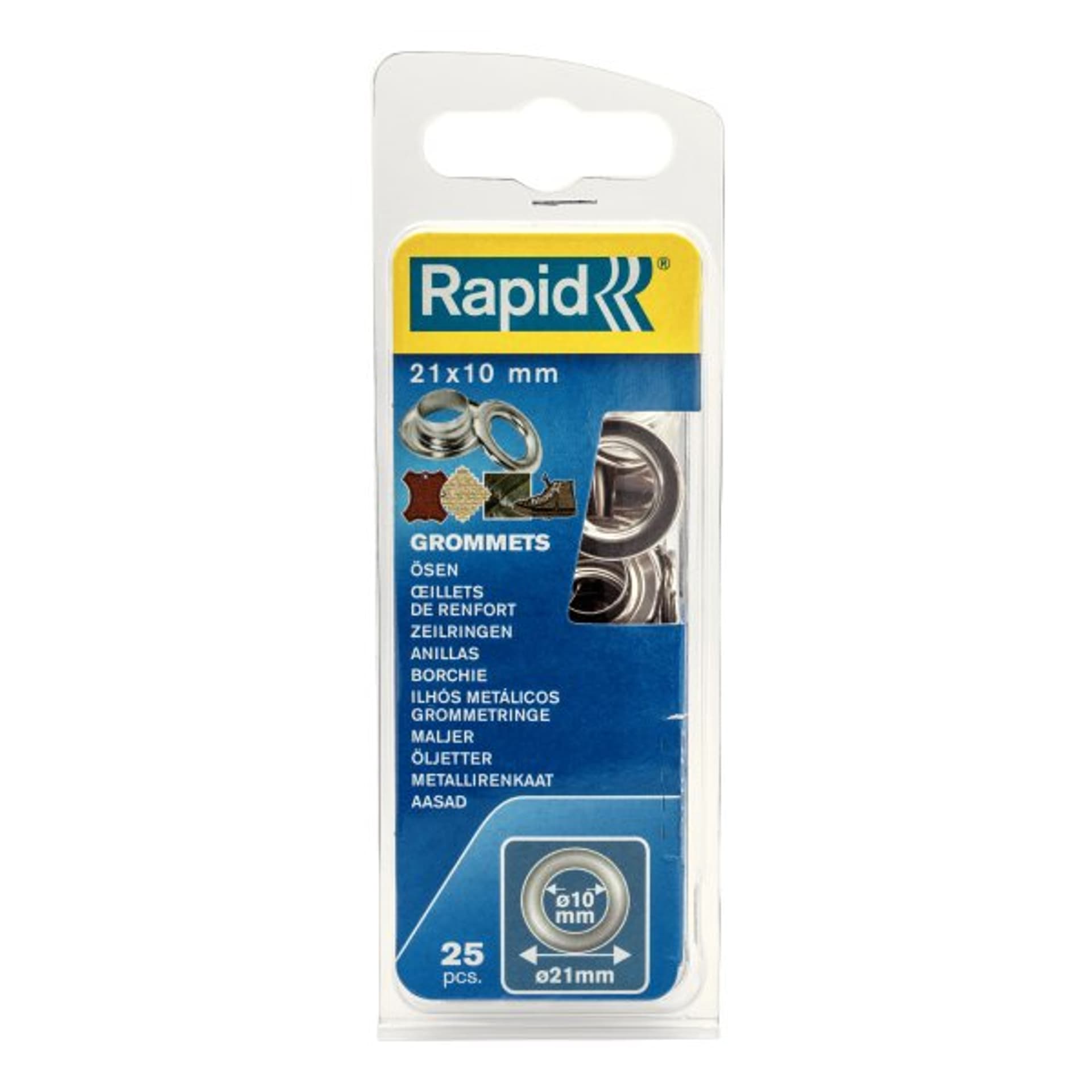 

Przelotki Rapid 21 x 10 mm - opakowanie 25 szt.