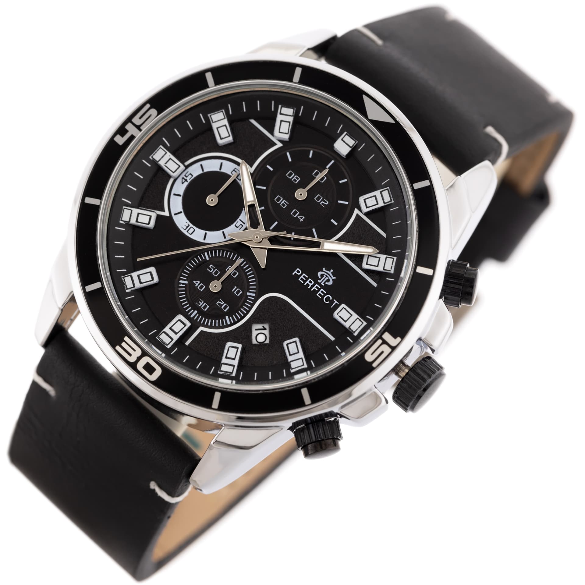 

ZEGAREK MĘSKI PERFECT CH02L - CHRONOGRAF (zp351h) + BOX, Zp351h) + bo