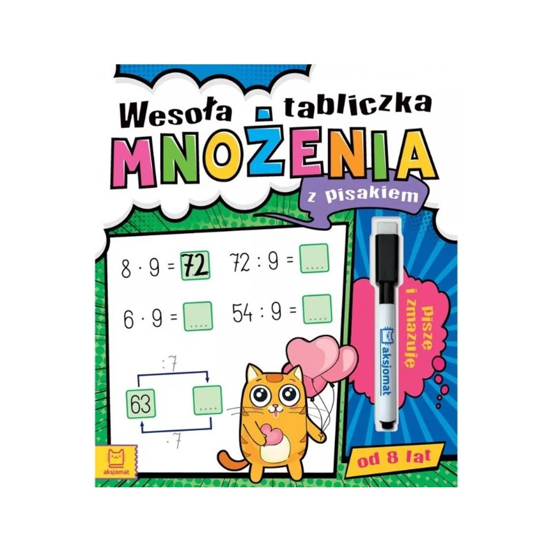 

Wesoła tabliczka mnożenia 8+