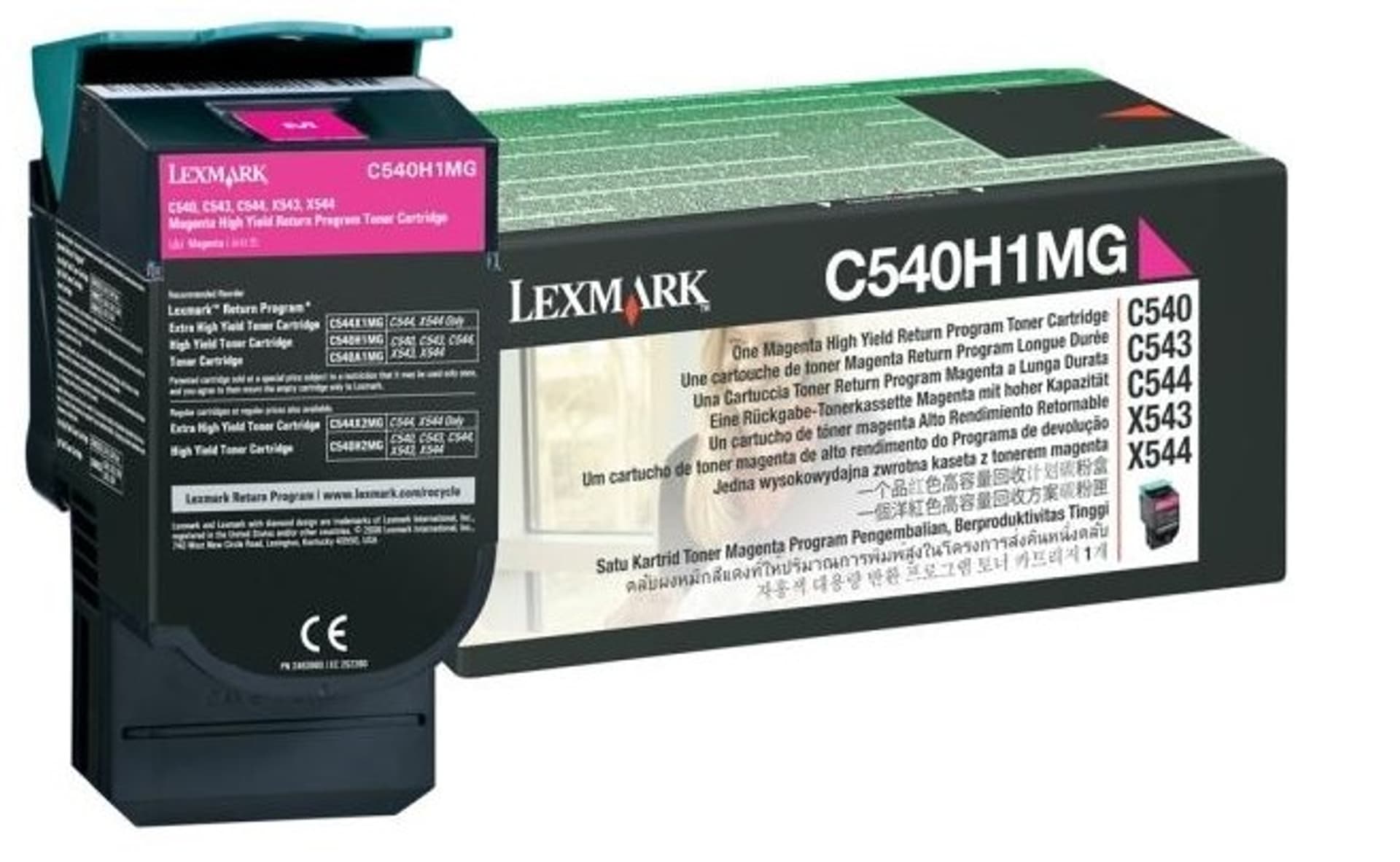 

Lexmark Toner C540H1MG Magenta