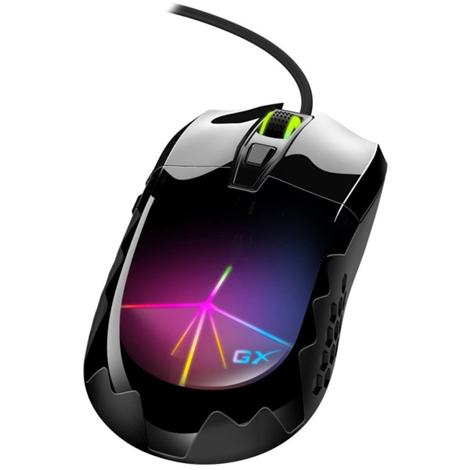 

Genius Mysz GX Gaming Scorpion M715, 7200DPI, optyczna, 6kl., przewodowa USB, czarna
