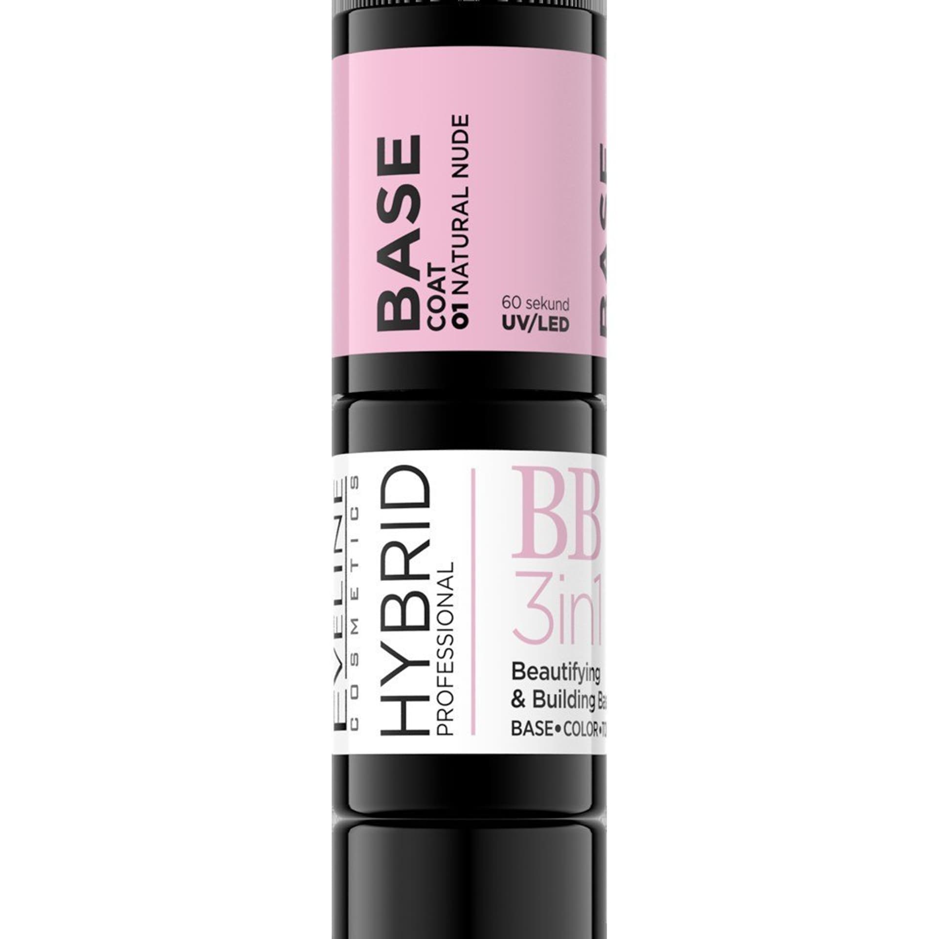 

EVELINE Hybrid Professional Baza hybrydowa do paznokci 3w1 nr 01 Natural Nude 5ml