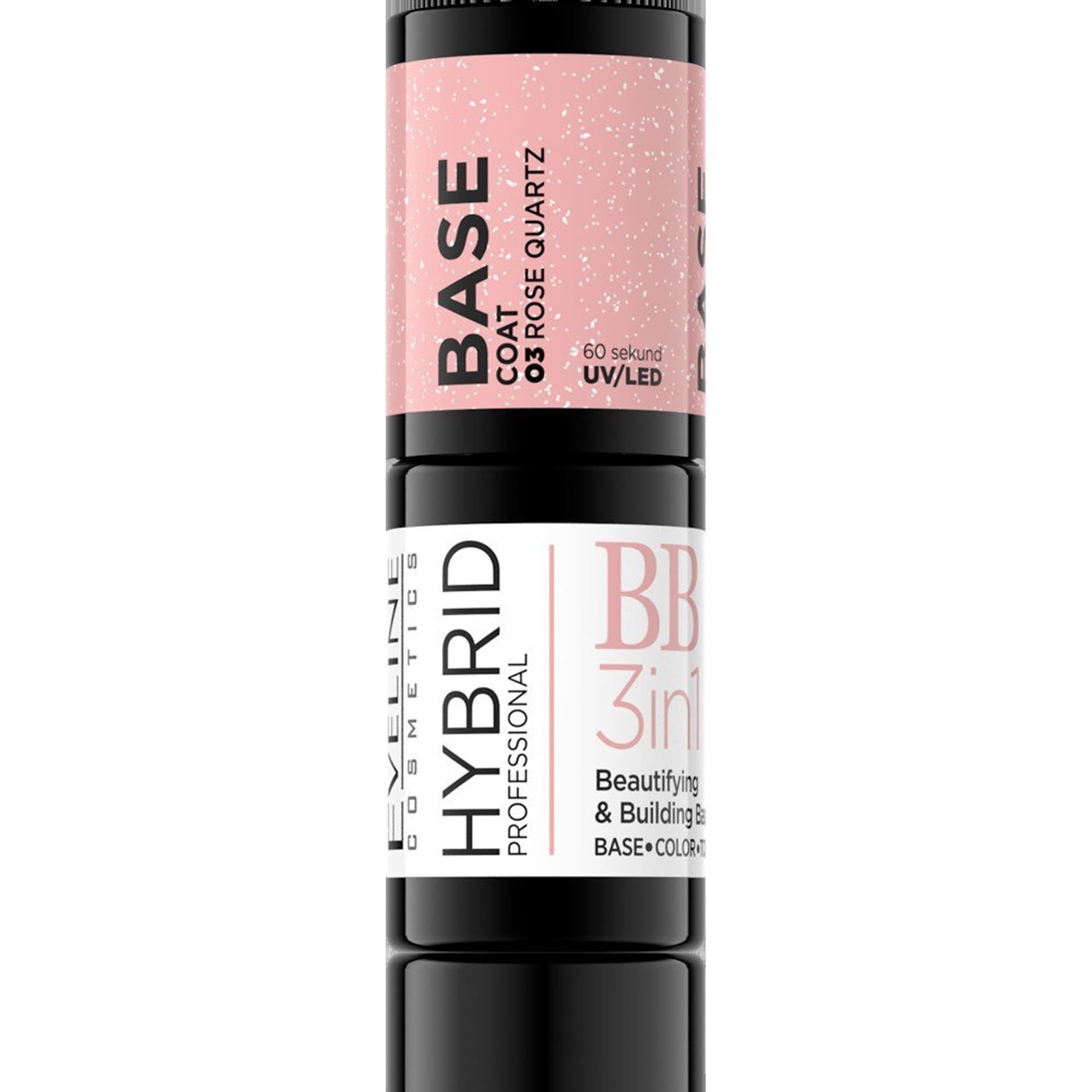 

EVELINE Hybrid Professional Baza hybrydowa do paznokci 3w1 nr 03 Rose Quartz 5ml